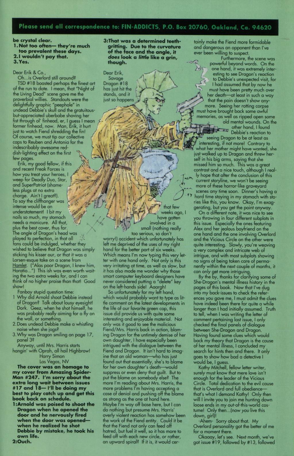 Read online The Savage Dragon (1993) comic -  Issue #19 - 28