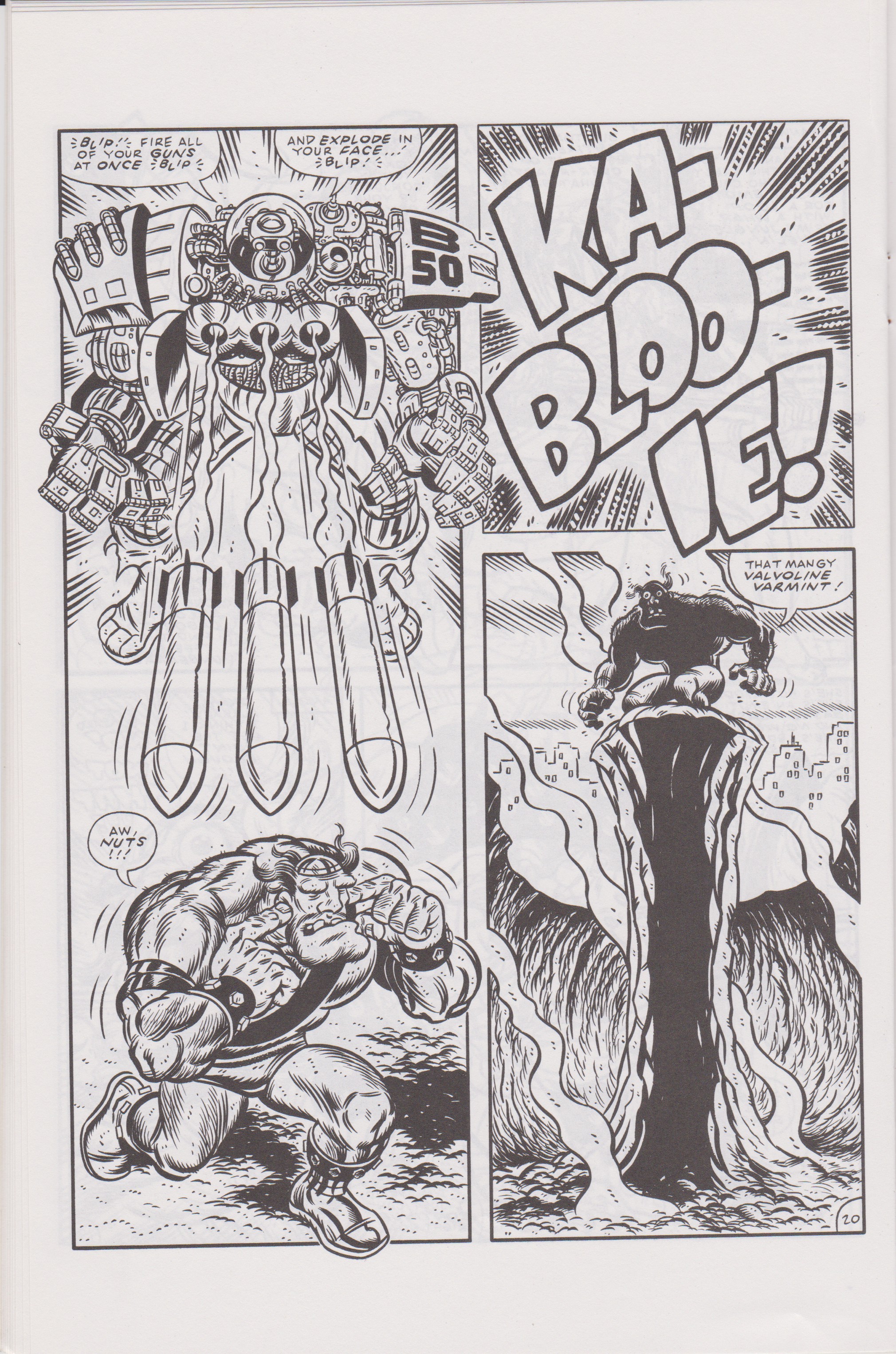 Read online Don Simpson's Bizarre Heroes comic -  Issue #6 - 22