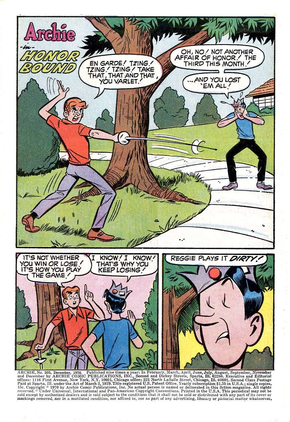 Read online Archie (1960) comic -  Issue #205 - 3