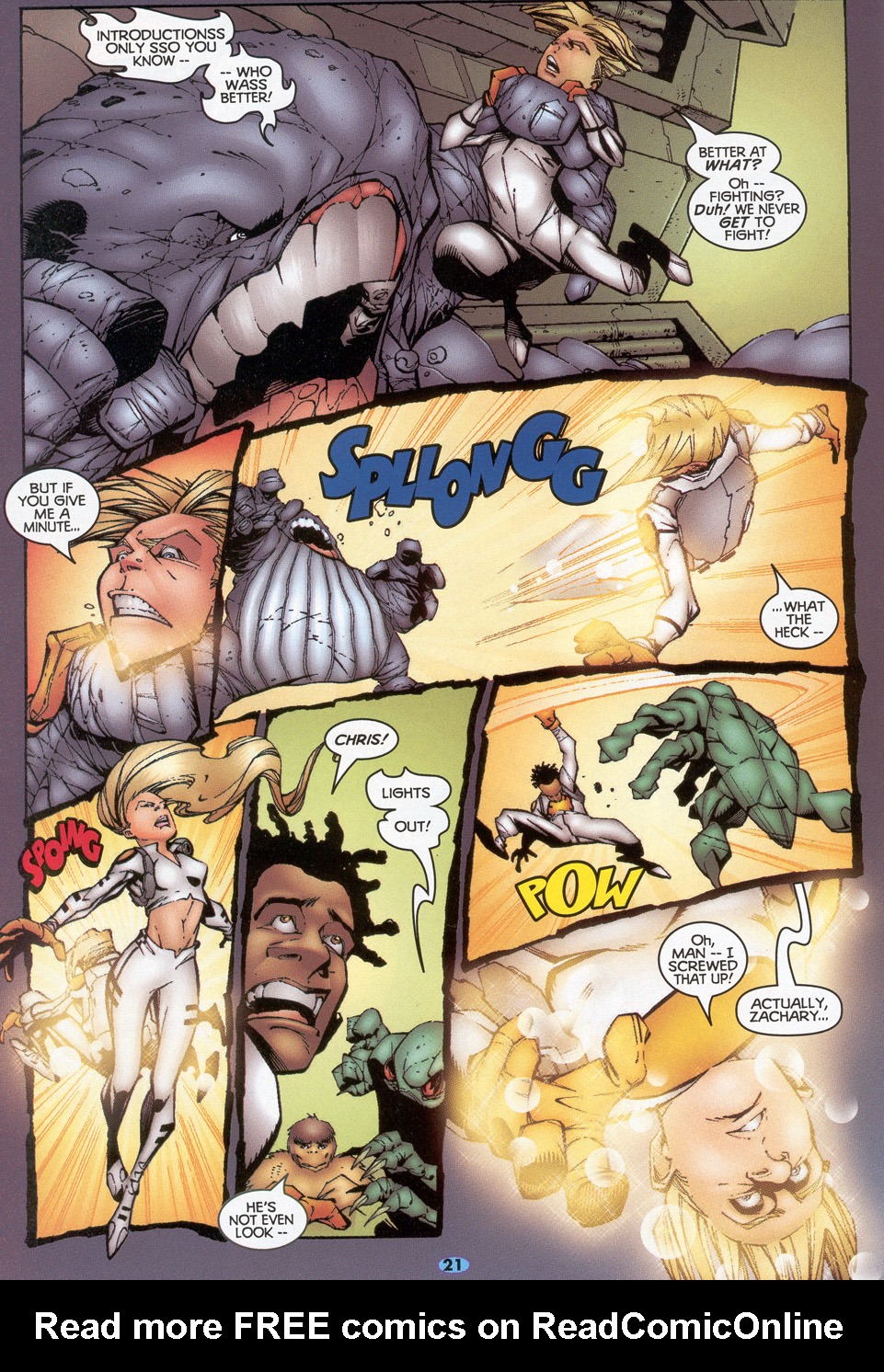 Read online Troublemakers comic -  Issue #7 - 22
