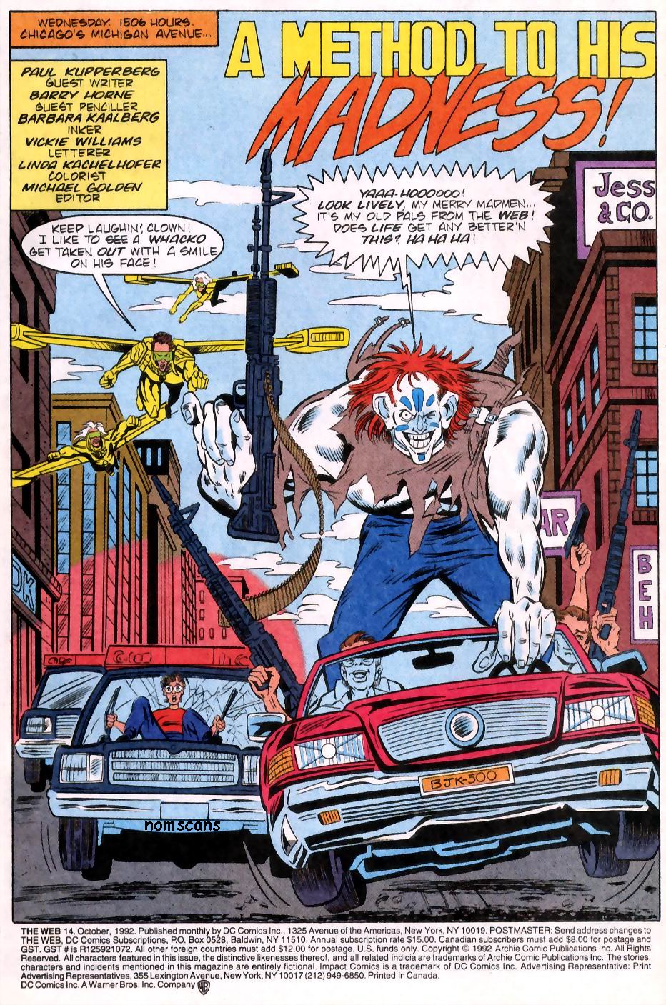 Read online The Web (1991) comic -  Issue #14 - 2