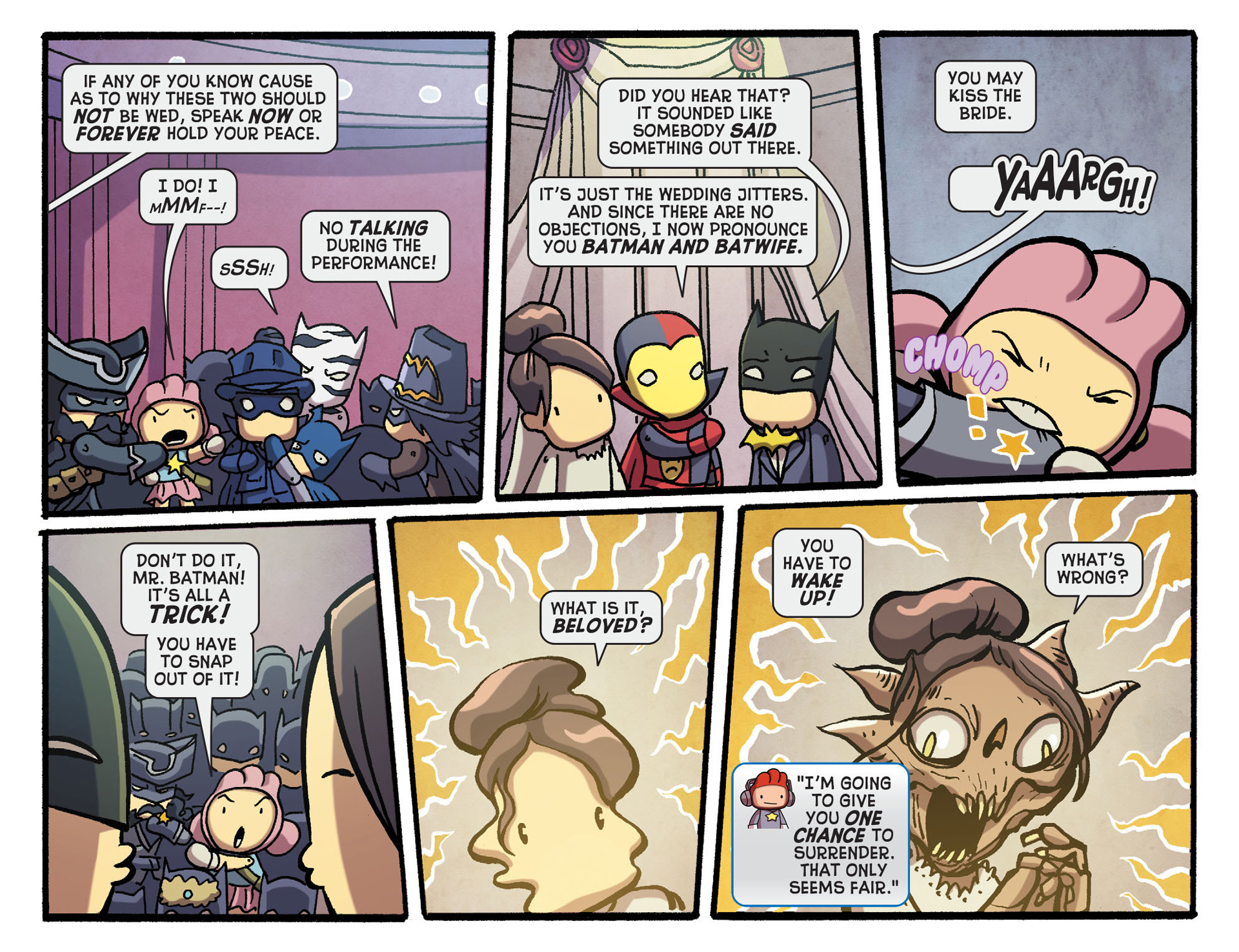 Read online Scribblenauts Unmasked: A Crisis of Imagination comic -  Issue #7 - 16
