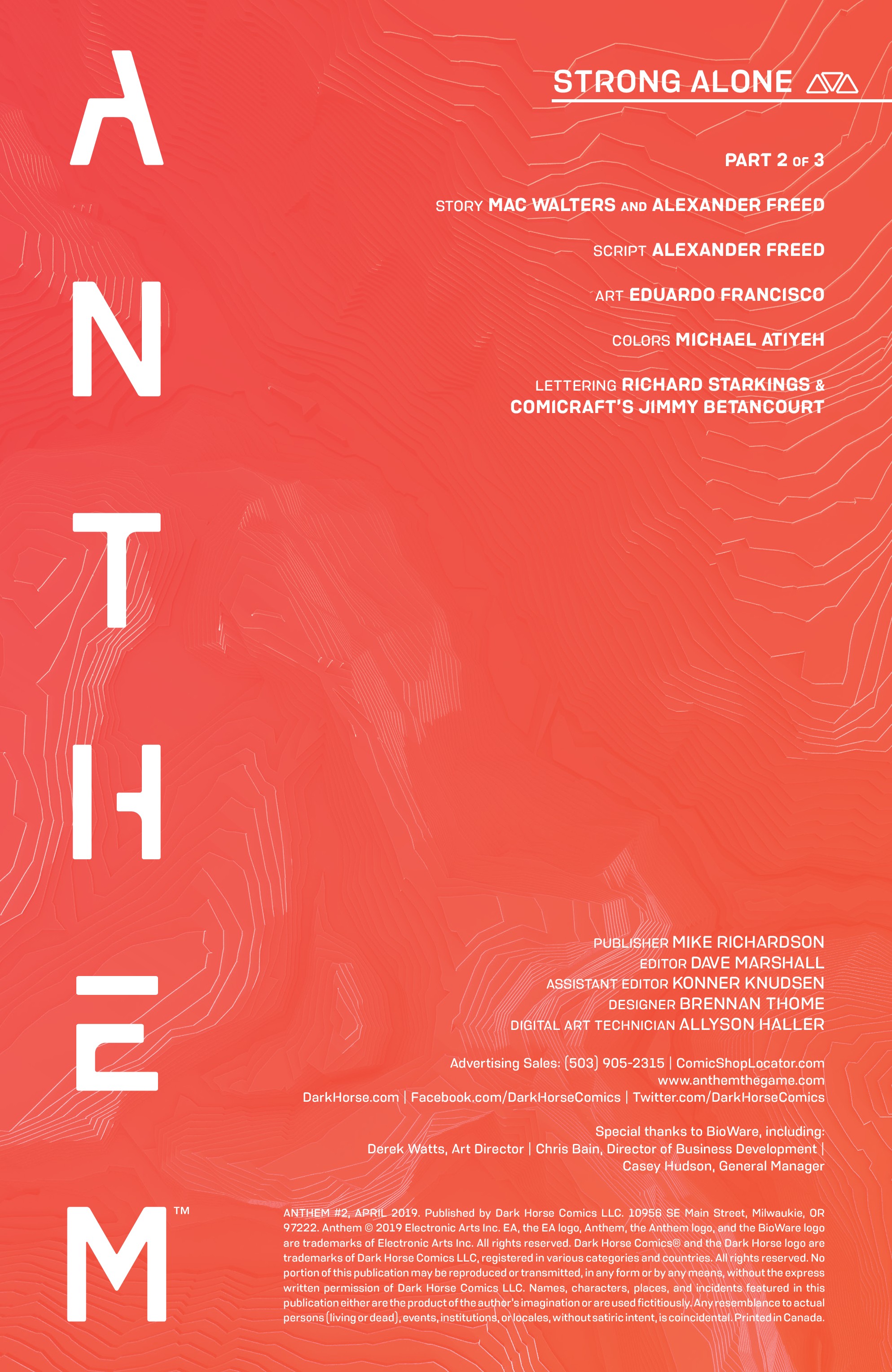 Read online Anthem comic -  Issue #2 - 2