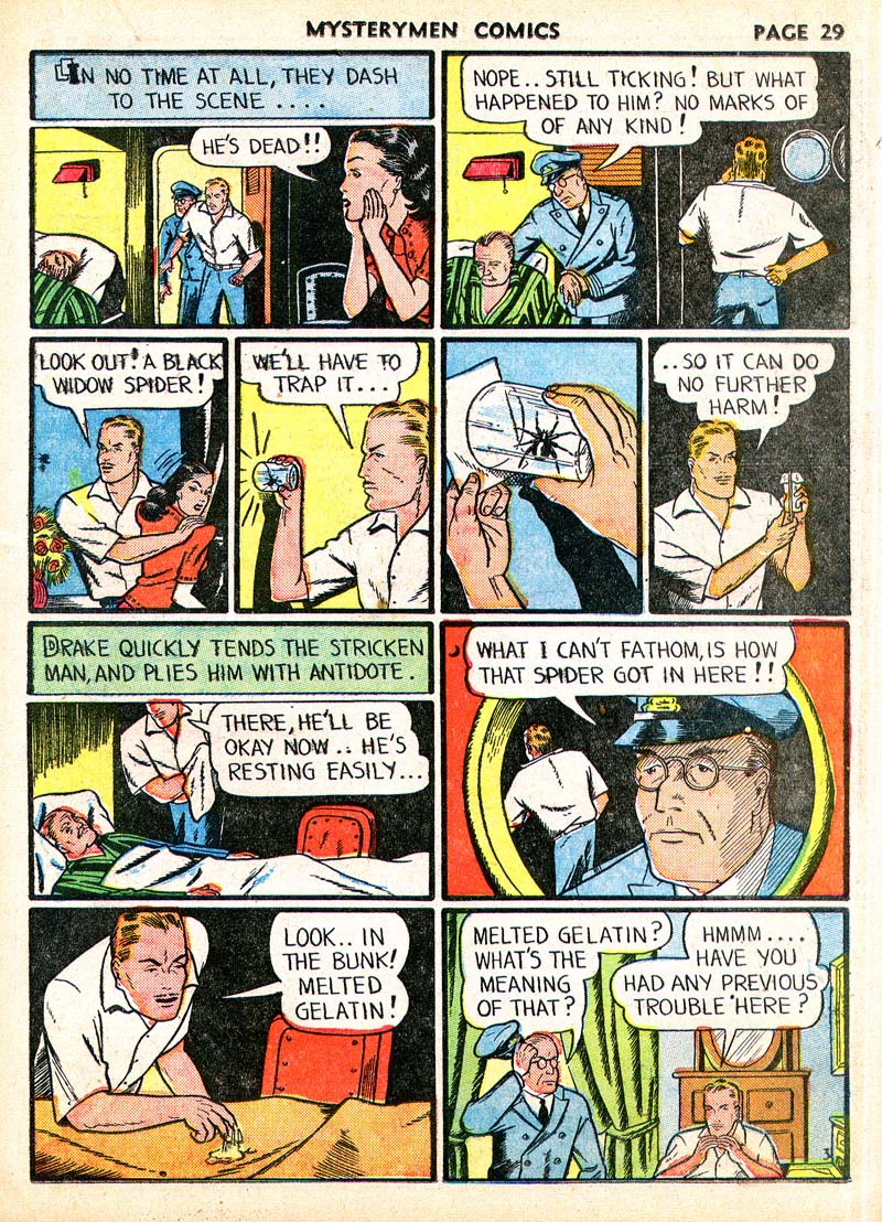 Read online Mystery Men Comics comic -  Issue #4 - 31