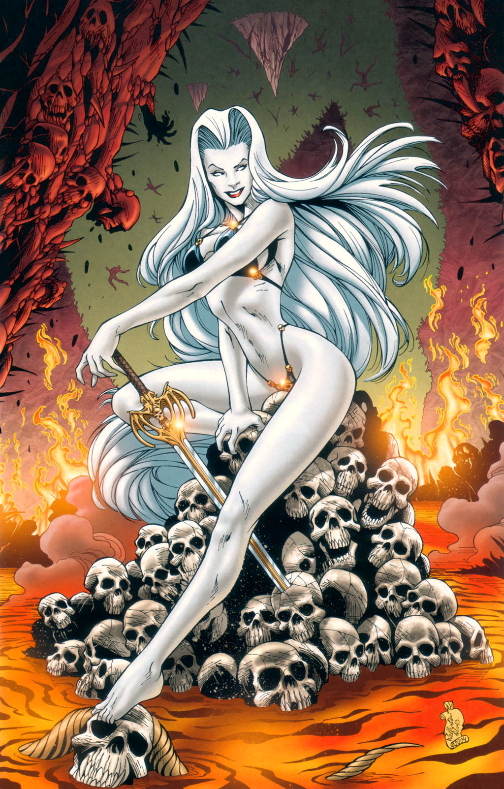 Read online Brian Pulido's Lady Death: Leather & Lace comic -  Issue # Full - 7