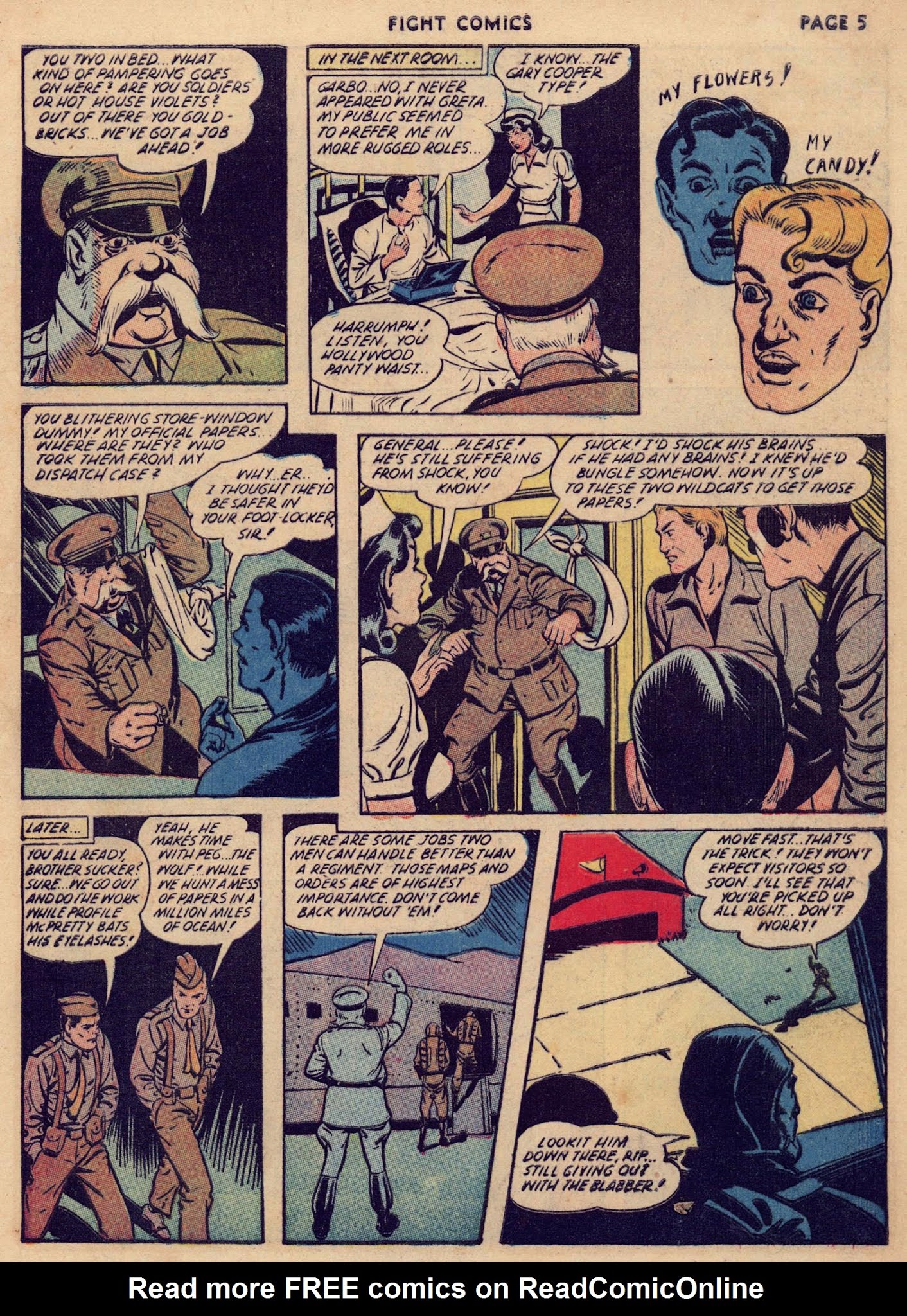 Read online Fight Comics comic -  Issue #24 - 7