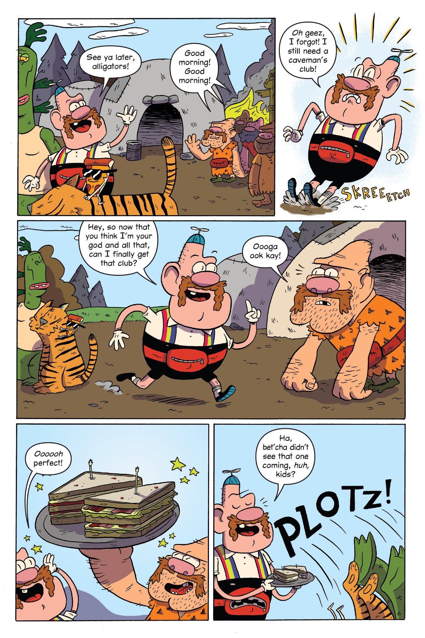 Read online Uncle Grandpa and the Time Casserole comic -  Issue # TPB - 109