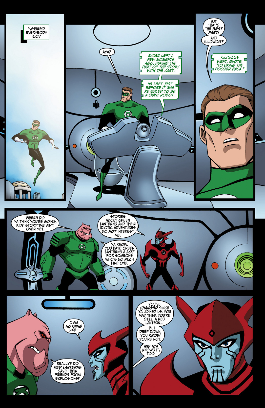 Read online Green Lantern: The Animated Series comic -  Issue #4 - 12