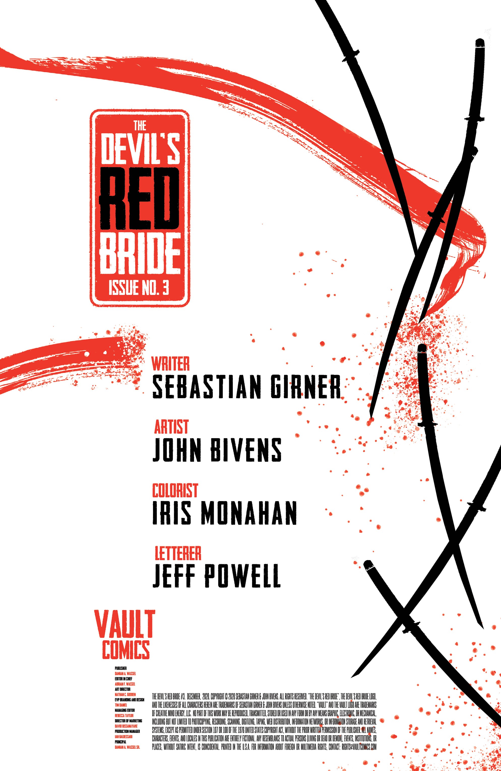 Read online The Devil's Red Bride comic -  Issue #3 - 3