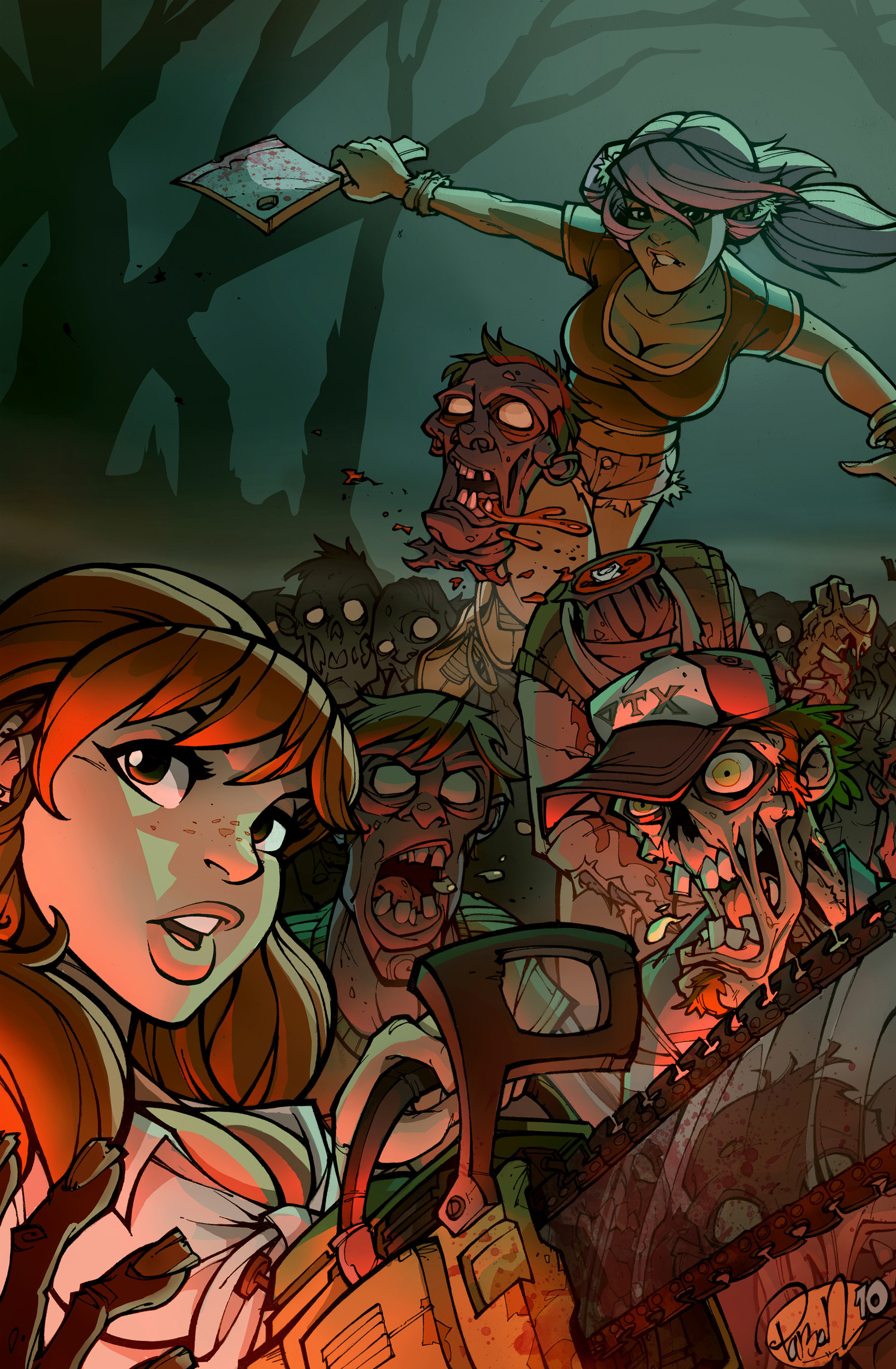 Read online Chaos Campus: Sorority Girls Vs. Zombies comic -  Issue #14 - 31