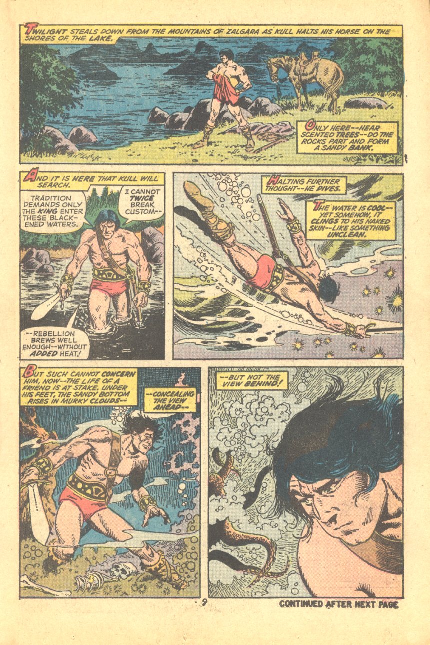 Read online Kull, the Conqueror (1971) comic -  Issue #7 - 8