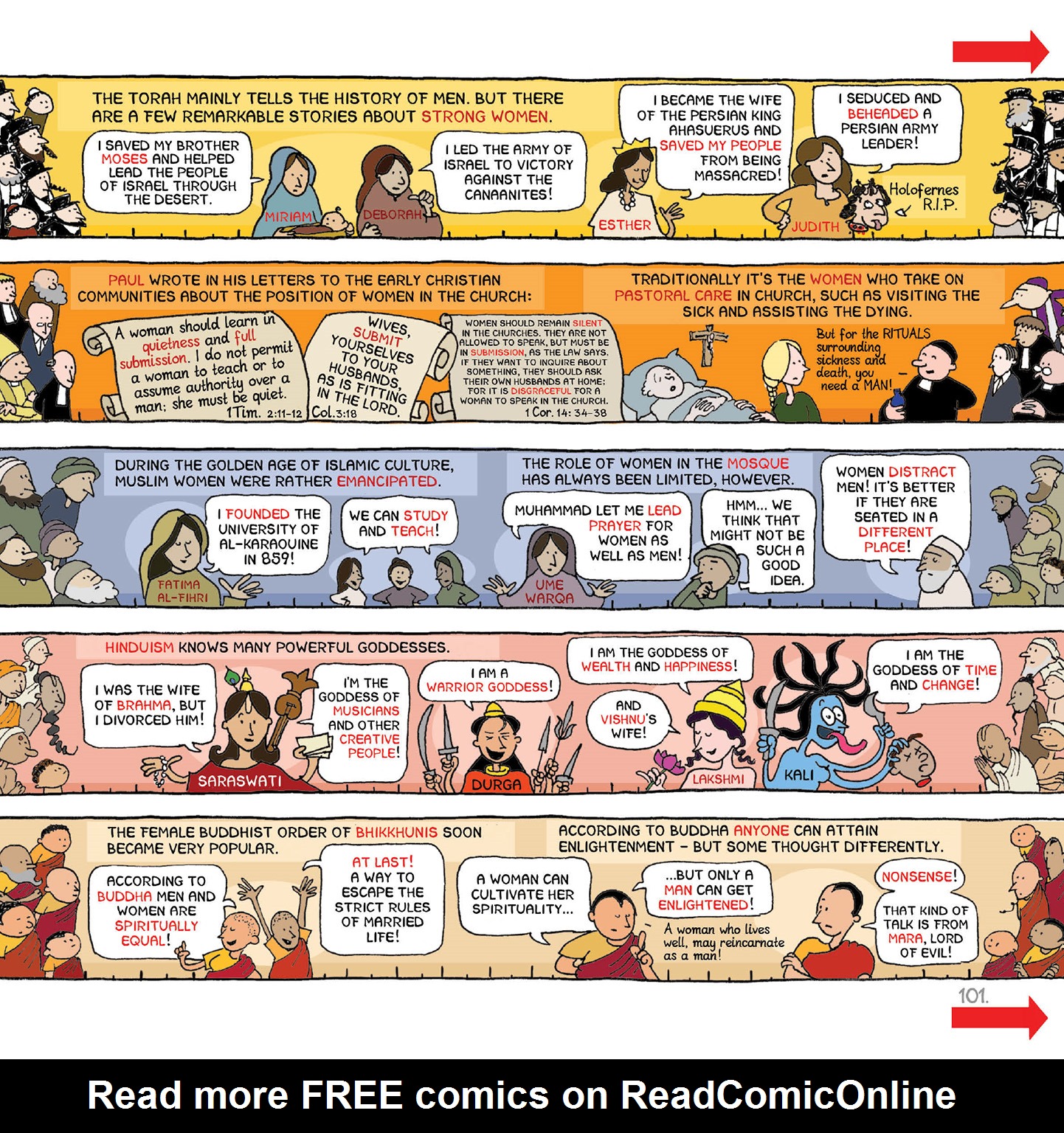 Read online Religion: A Discovery in Comics comic -  Issue # TPB - 102