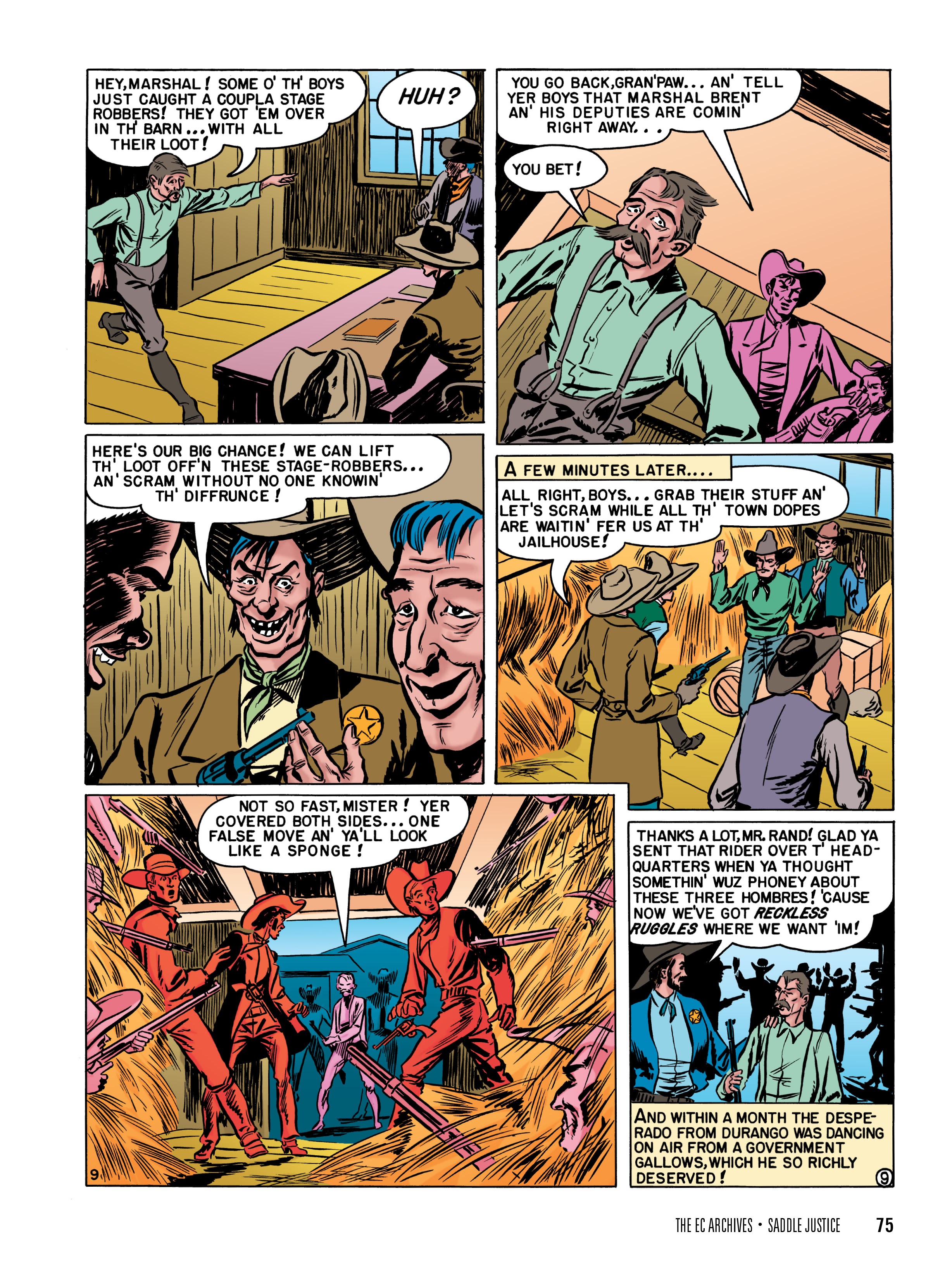 Read online The EC Archives: Saddle Justice comic -  Issue # TPB (Part 1) - 77