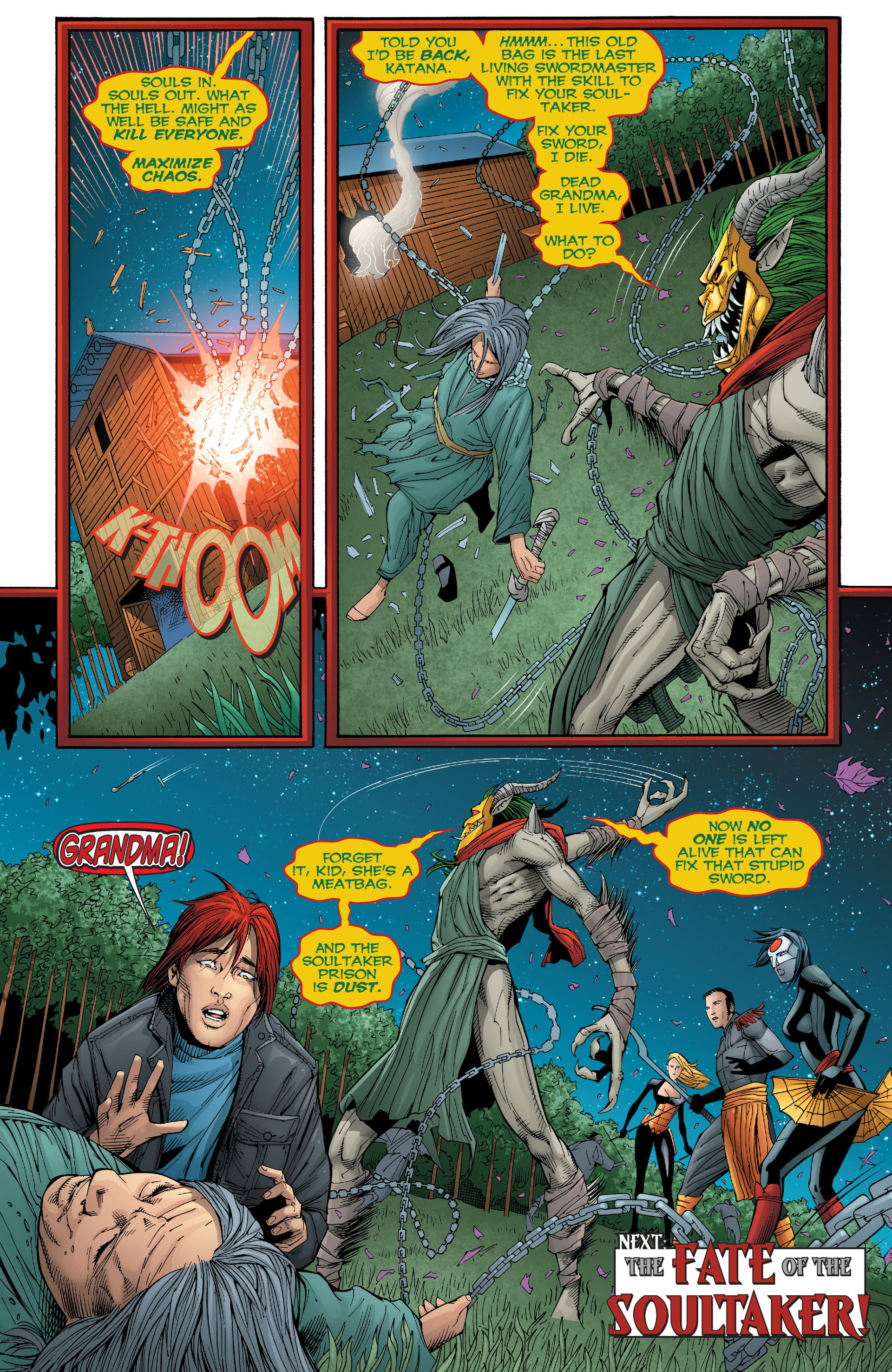 Read online Katana comic -  Issue #5 - 19