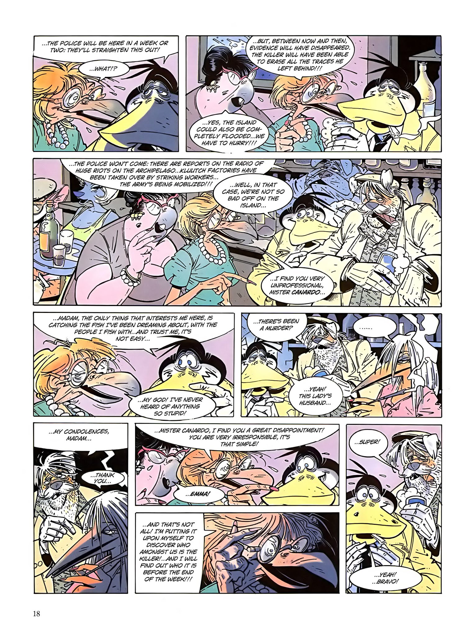 Read online Une enquête de l'inspecteur Canardo comic -  Issue #7 - 19