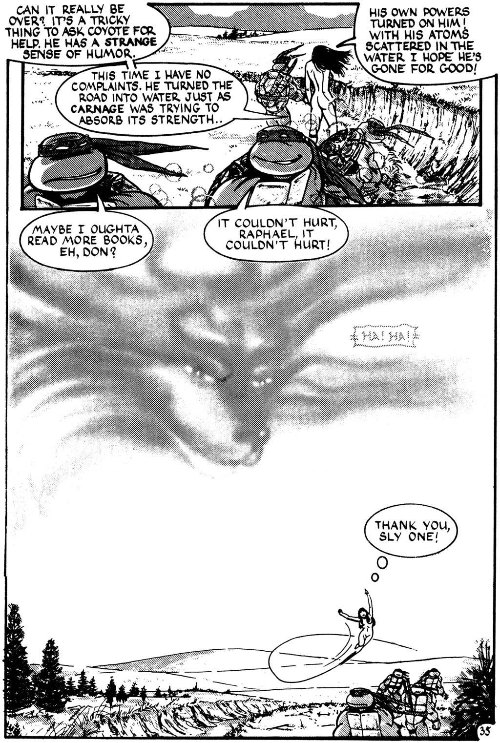 Read online Teenage Mutant Ninja Turtles (1984) comic -  Issue #27 - 35
