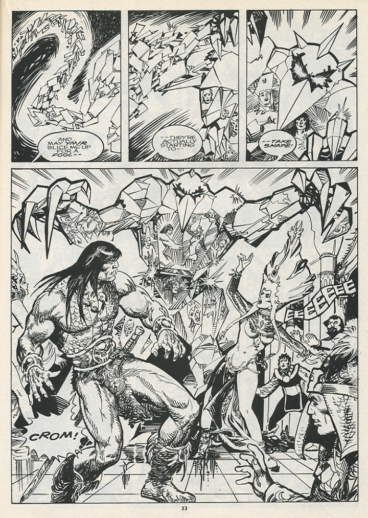 Read online The Savage Sword Of Conan comic -  Issue #217 - 35