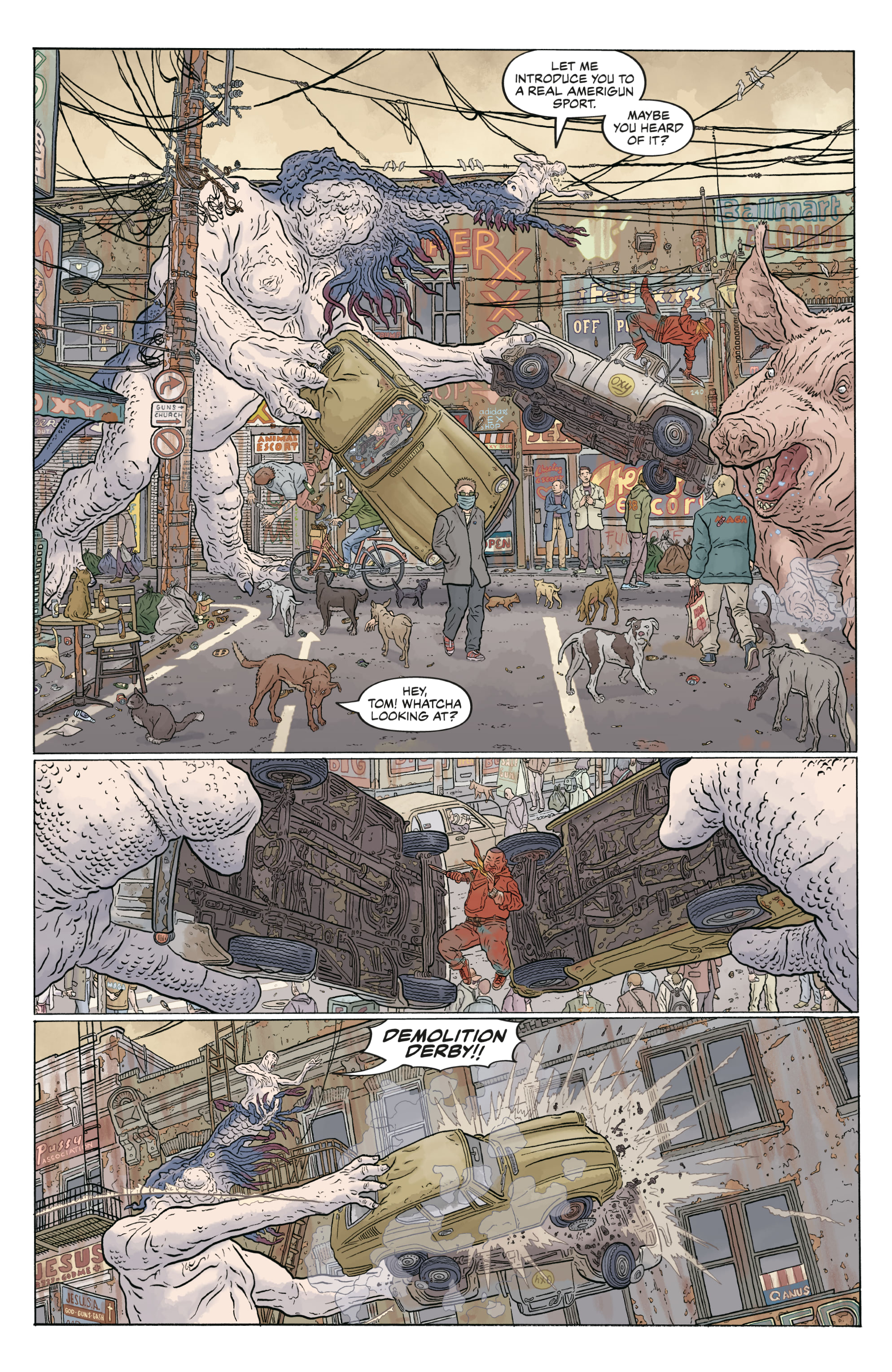 Read online Shaolin Cowboy: Cruel to Be Kin comic -  Issue #7 - 19