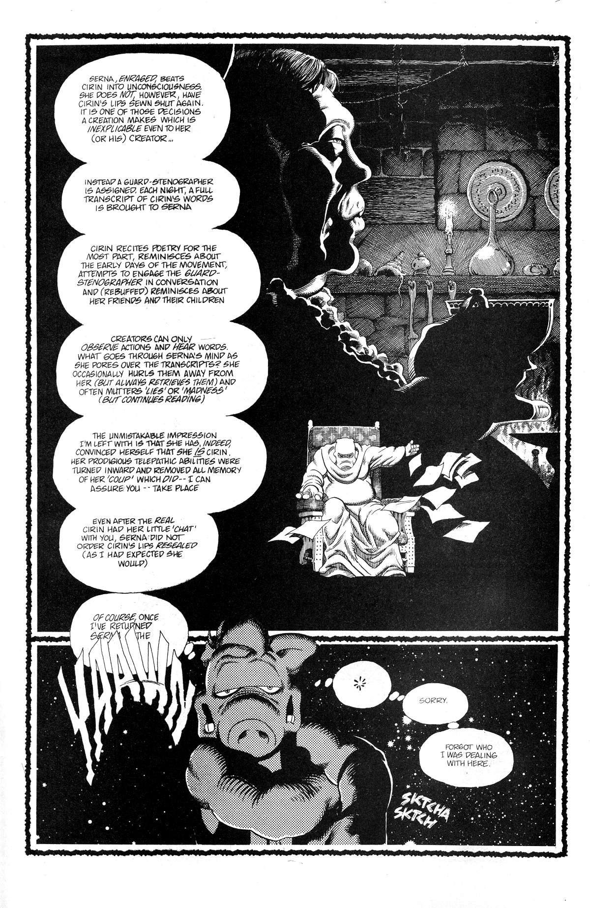 Read online Cerebus comic -  Issue #195 - 8