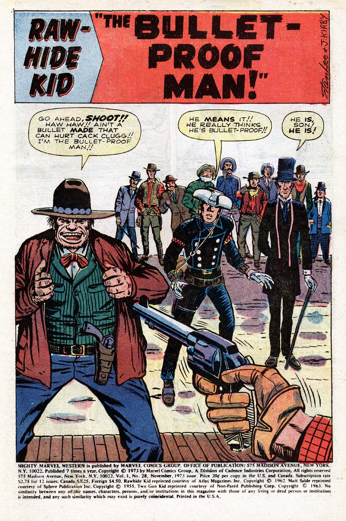 Read online The Mighty Marvel Western comic -  Issue #28 - 2