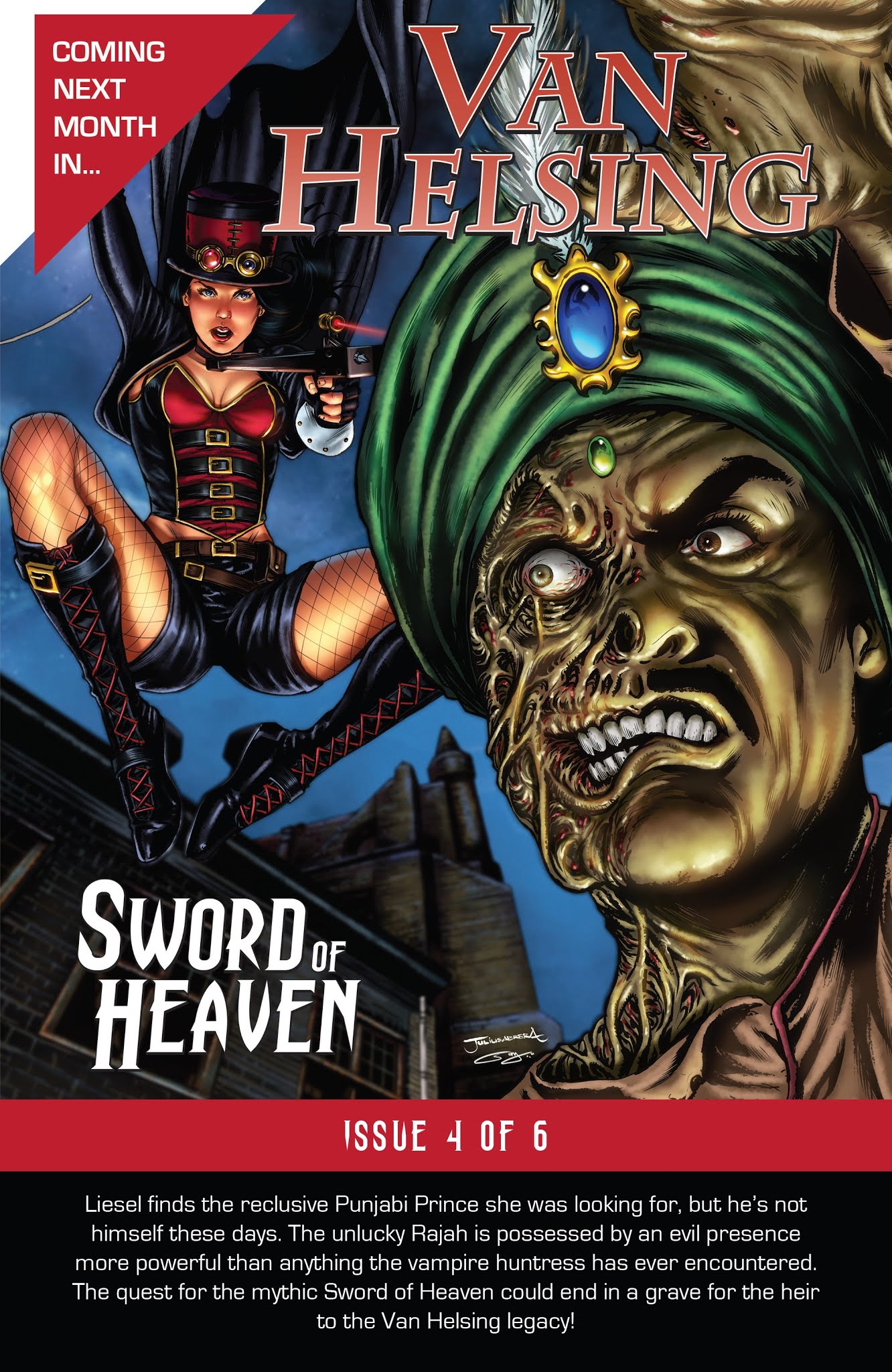Read online Van Helsing: Sword of Heaven comic -  Issue #3 - 25