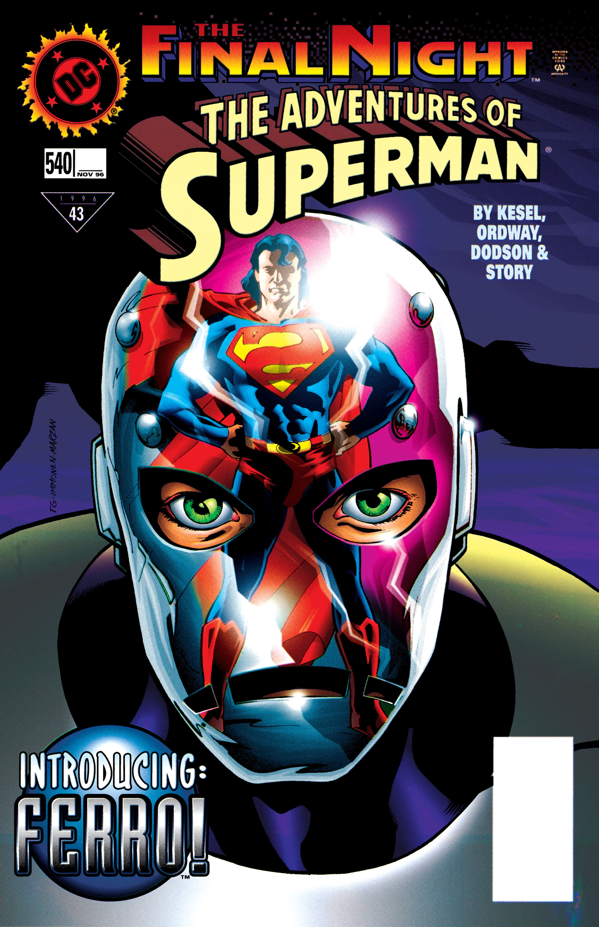 Read online Adventures of Superman (1987) comic -  Issue #540 - 1