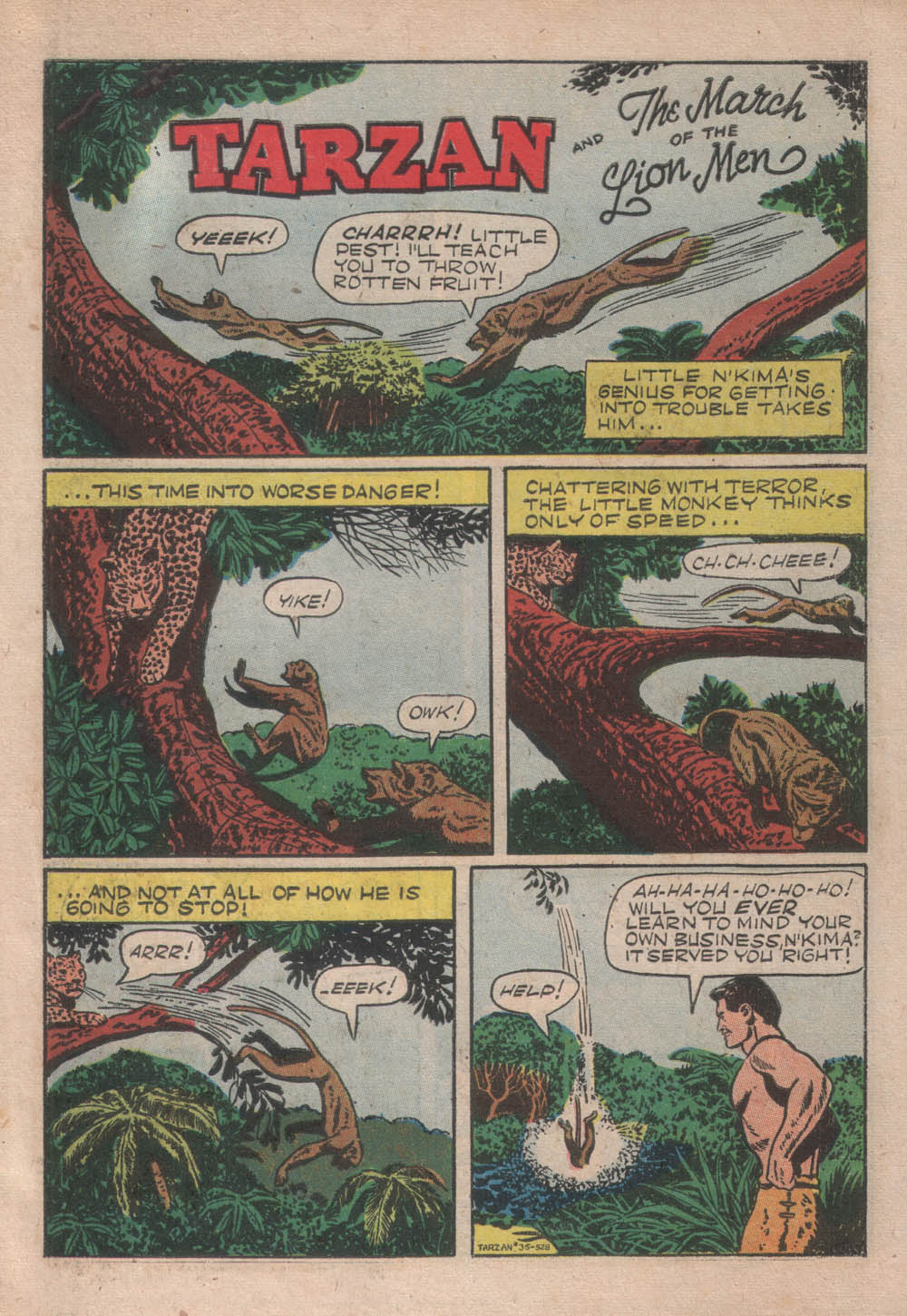 Read online Tarzan (1948) comic -  Issue #35 - 3