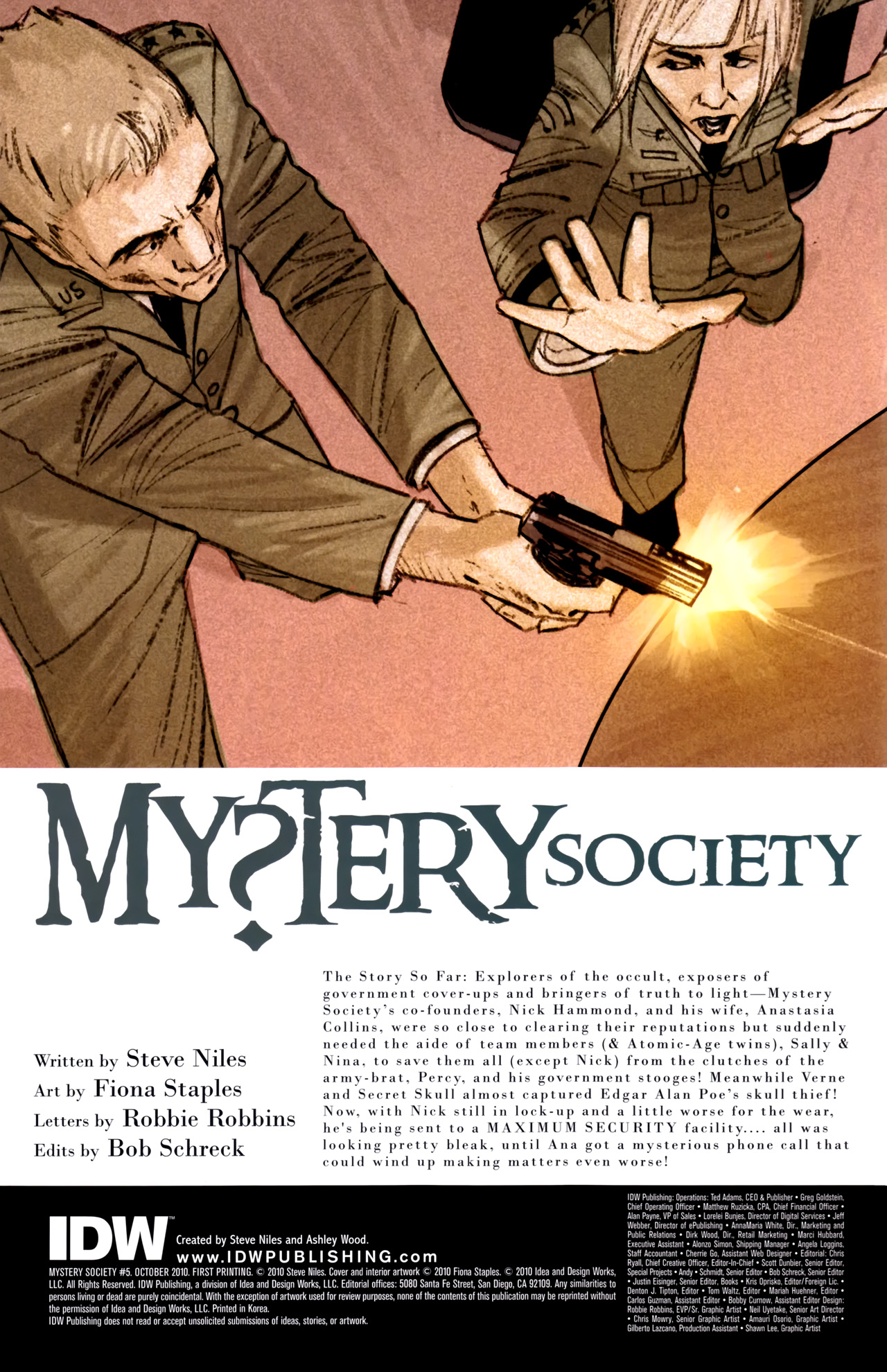 Read online Mystery Society comic -  Issue #5 - 2