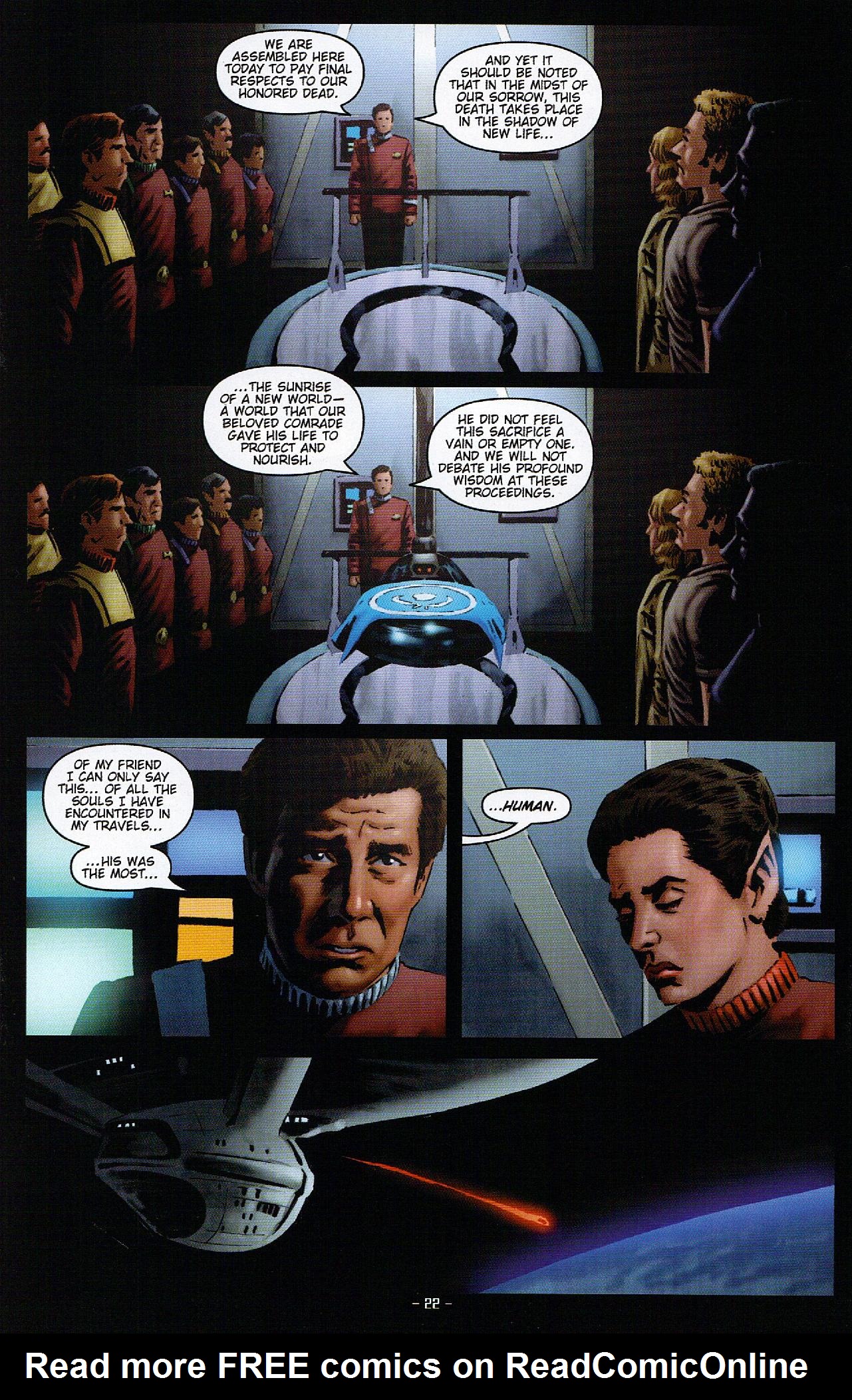 Read online Star Trek: The Wrath Of Khan comic -  Issue #3 - 22