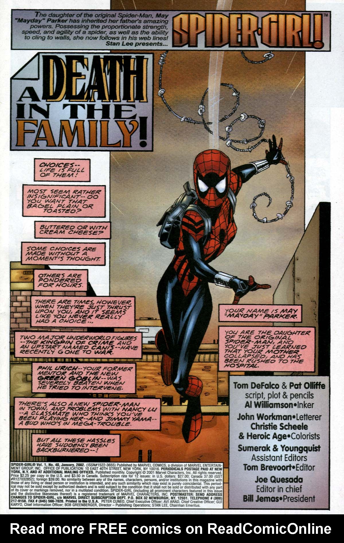 Read online Spider-Girl (1998) comic -  Issue #40 - 2