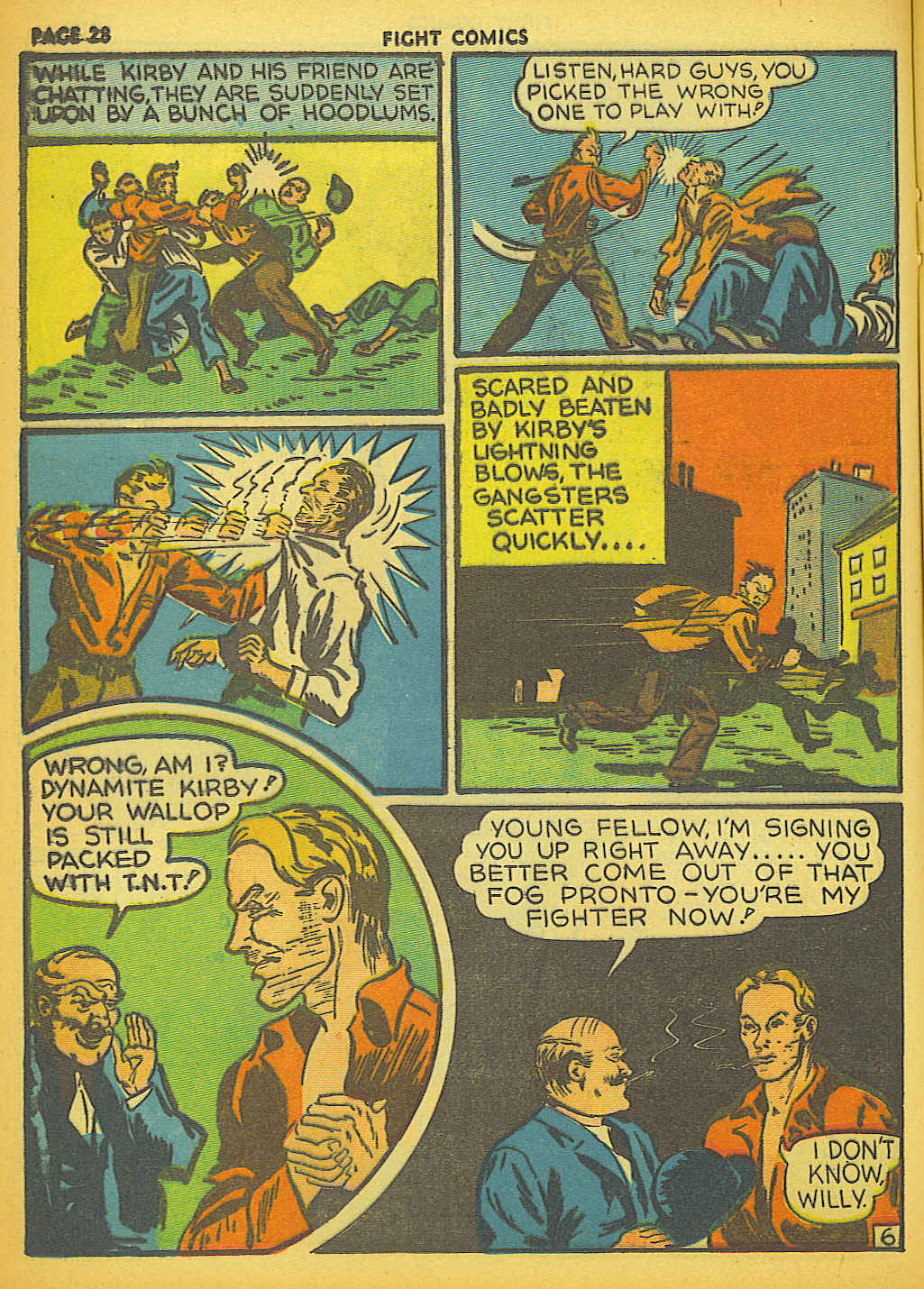 Read online Fight Comics comic -  Issue #2 - 30