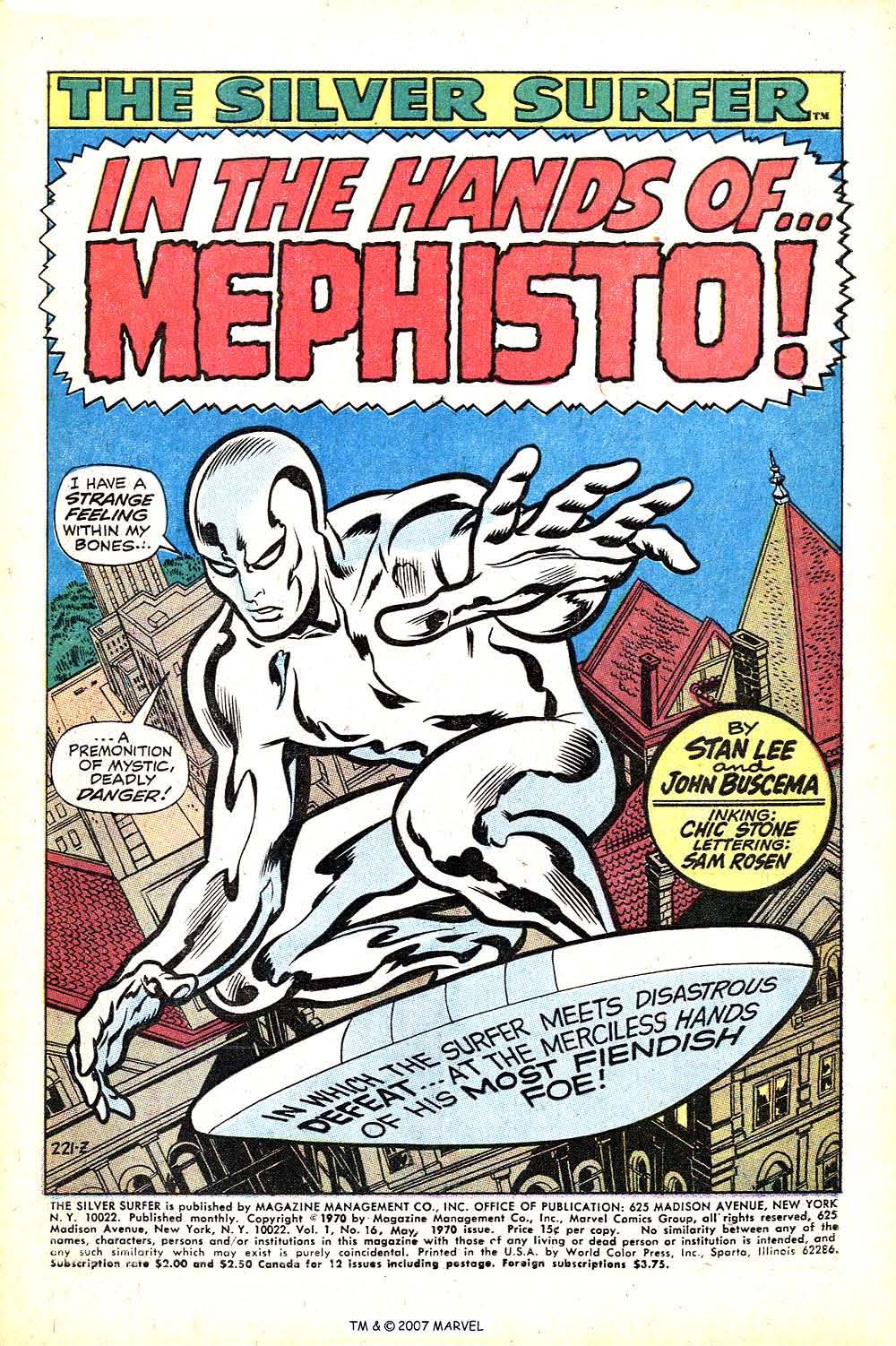 Read online Silver Surfer (1968) comic -  Issue #16 - 3