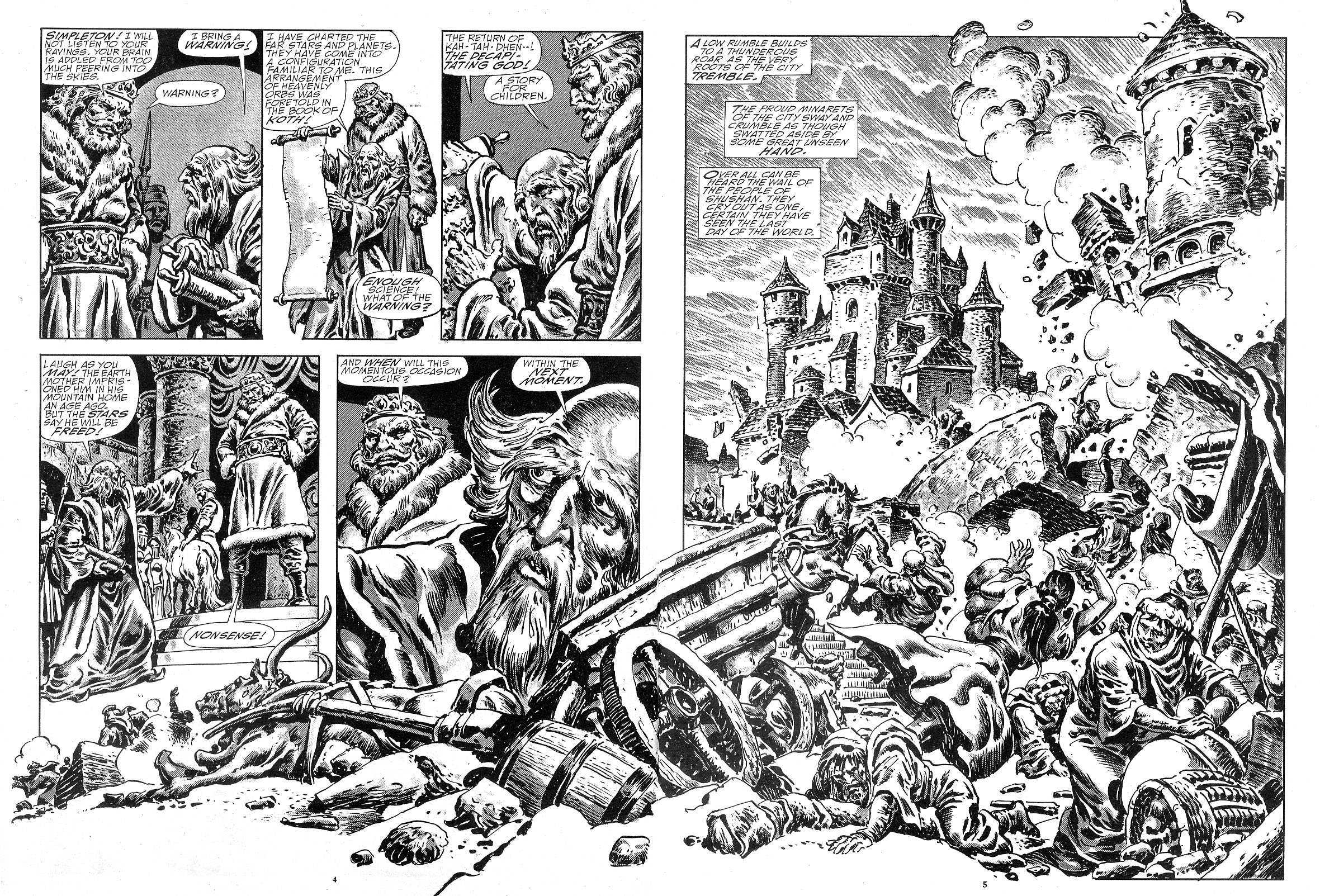 Read online The Savage Sword Of Conan comic -  Issue #183 - 6