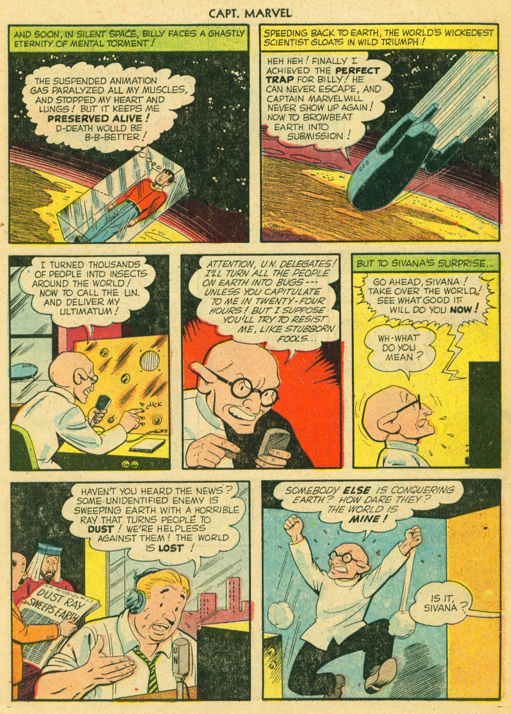 Read online Captain Marvel Adventures comic -  Issue #148 - 7