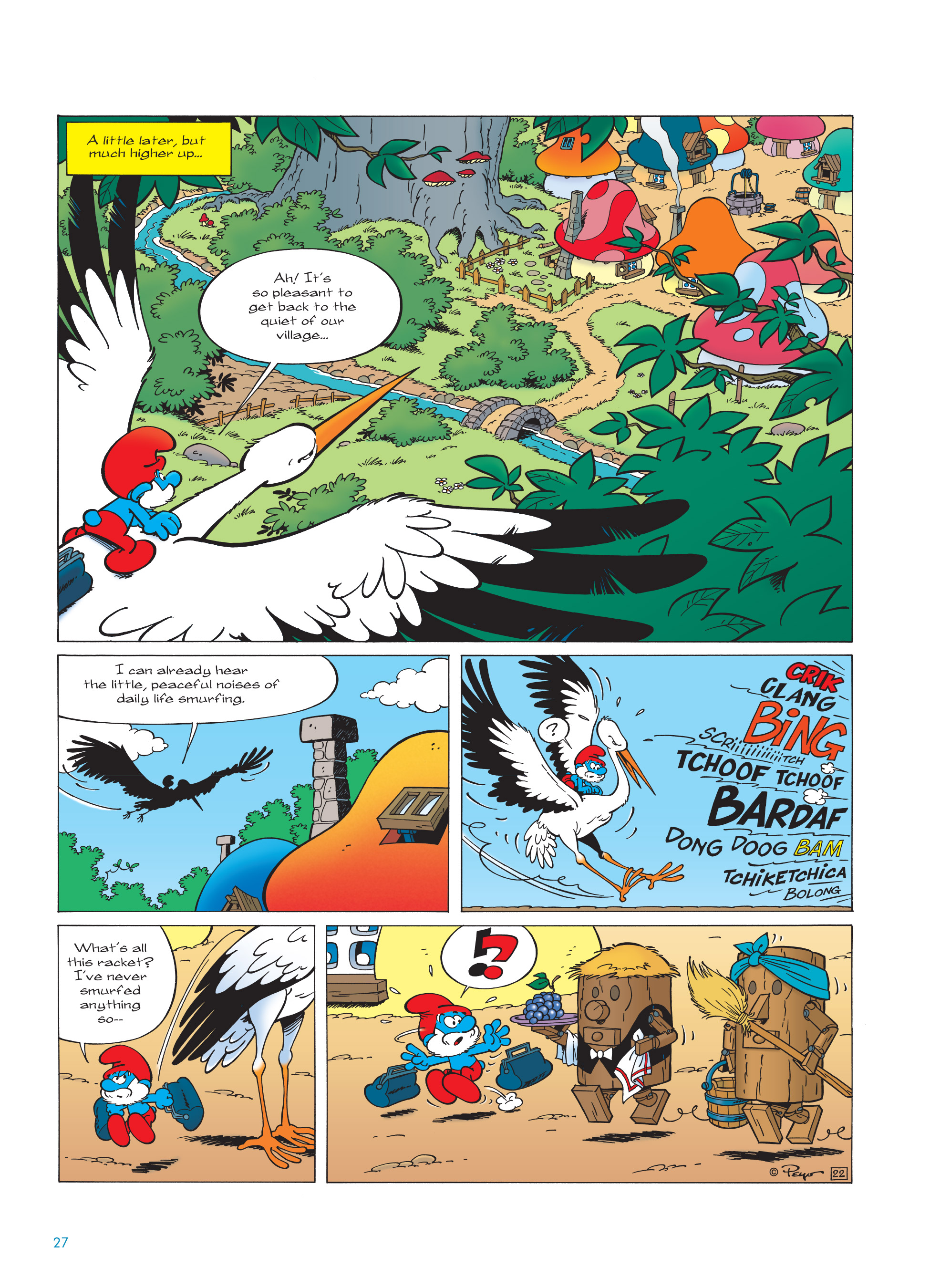 Read online The Smurfs comic -  Issue #23 - 27