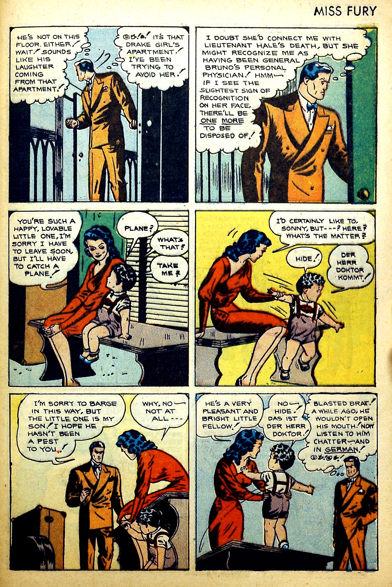 Read online Miss Fury (1942) comic -  Issue #8 - 30