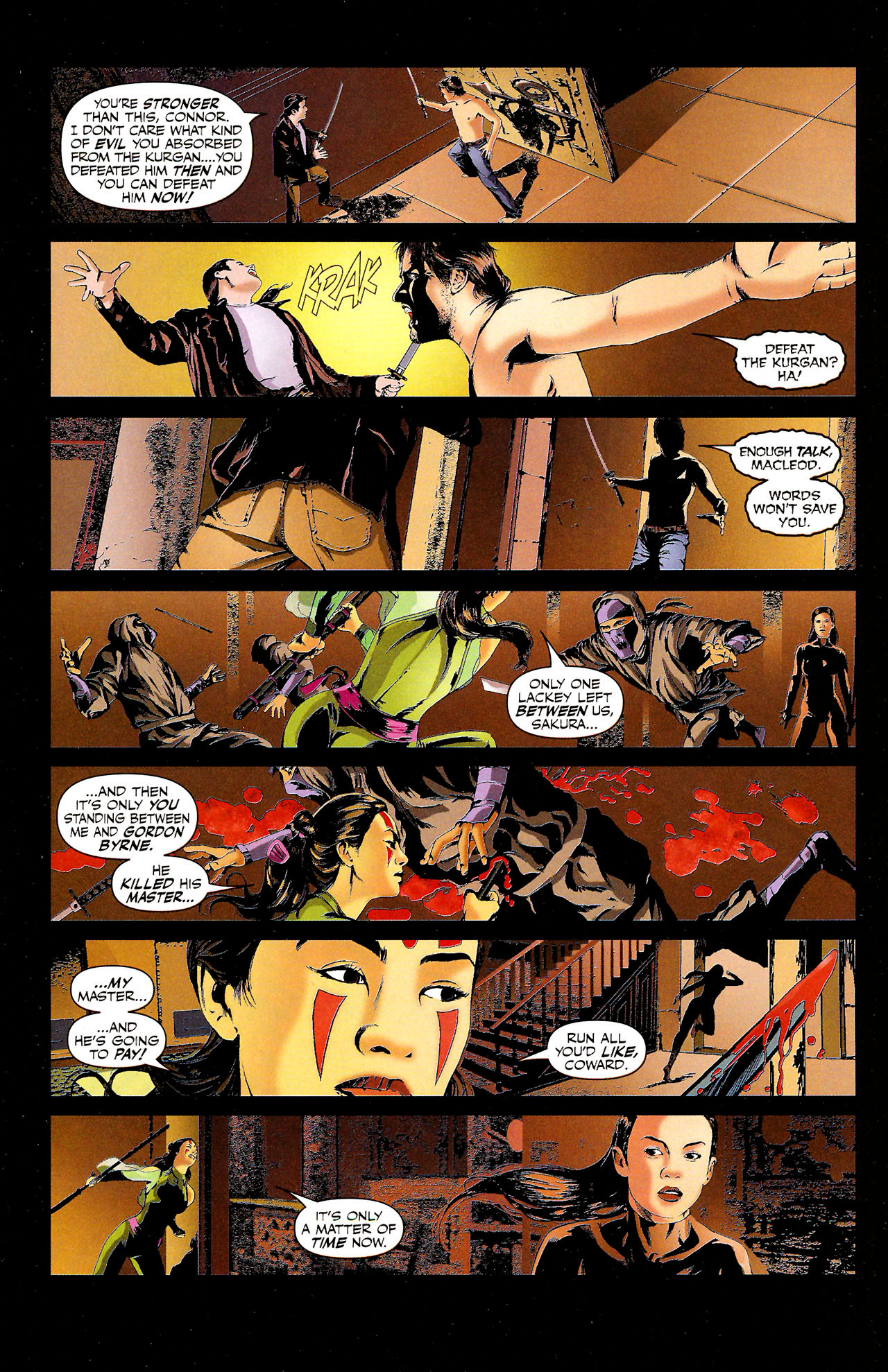 Read online Highlander comic -  Issue #8 - 9