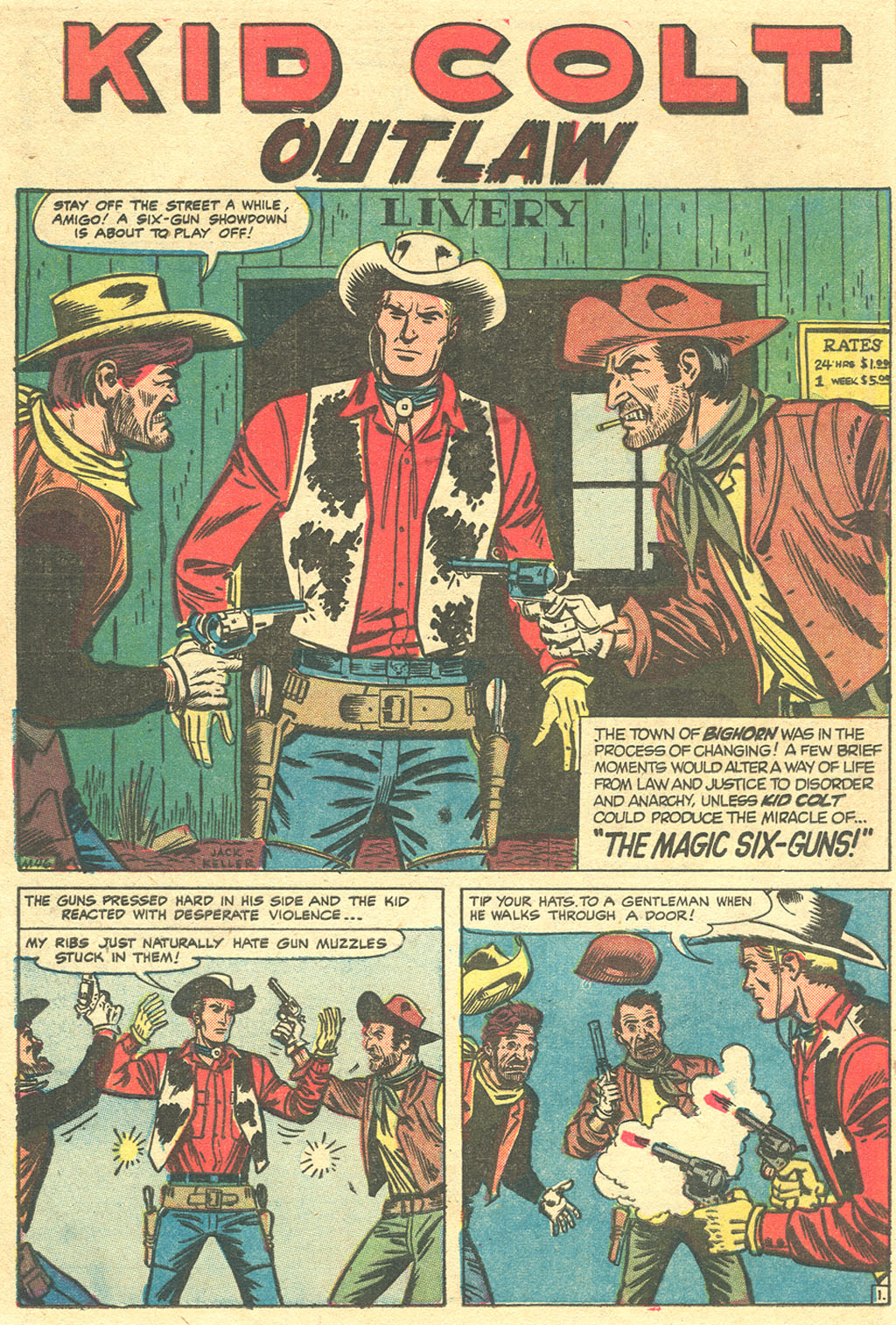 Read online Kid Colt Outlaw comic -  Issue #73 - 16
