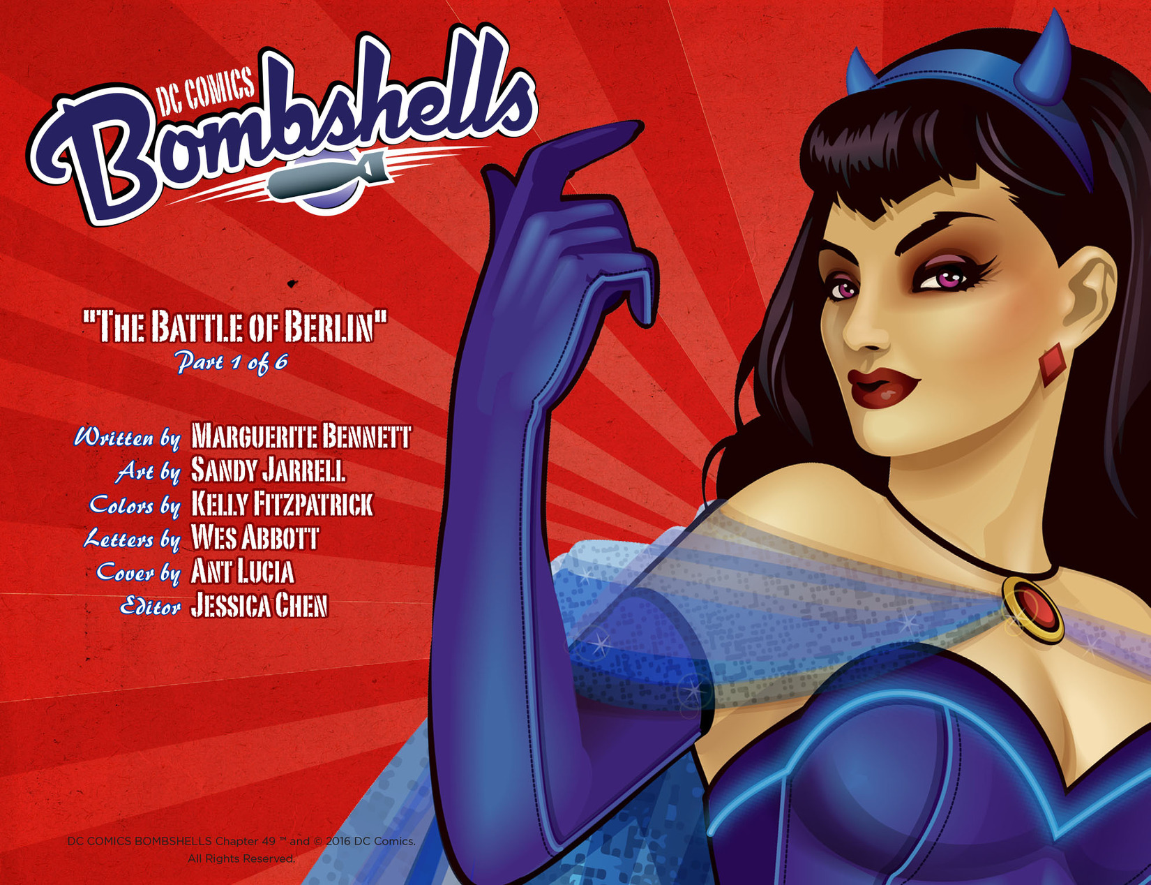 Read online DC Comics: Bombshells comic -  Issue #49 - 2