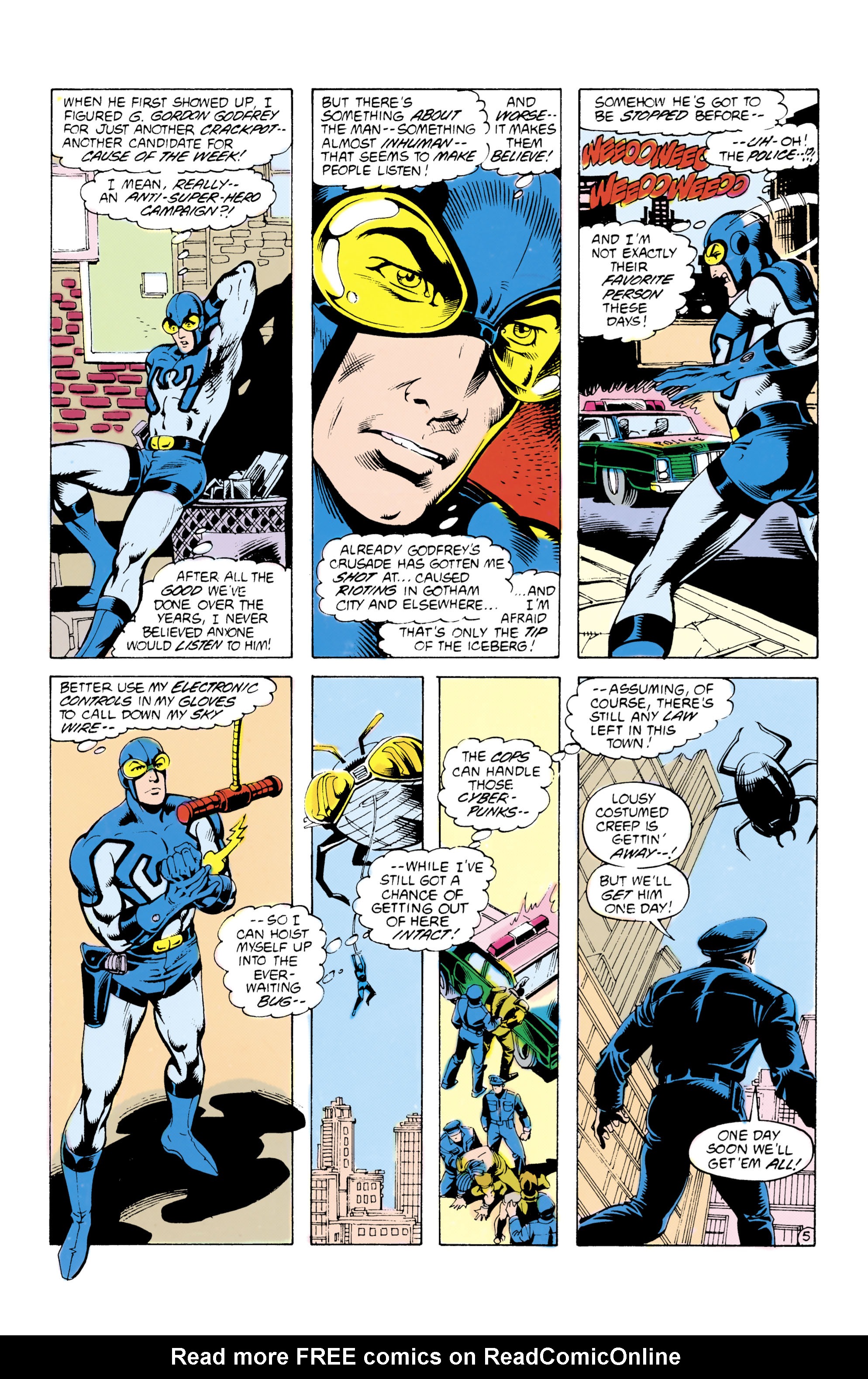 Read online Blue Beetle (1986) comic -  Issue #9 - 6