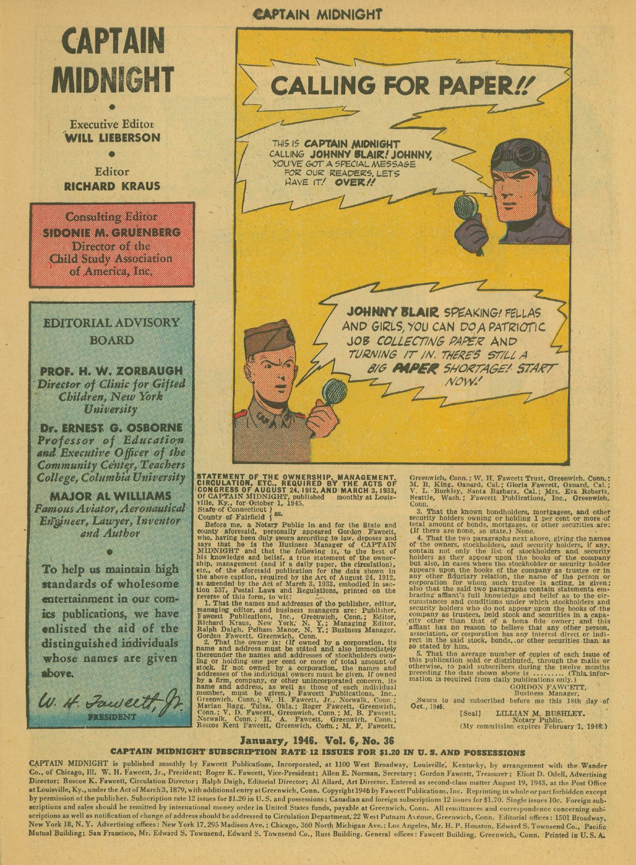 Read online Captain Midnight (1942) comic -  Issue #36 - 3