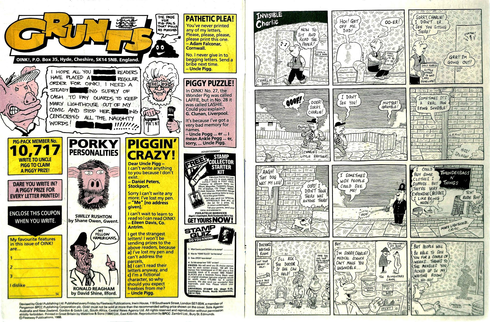 Read online Oink! comic -  Issue #54 - 2