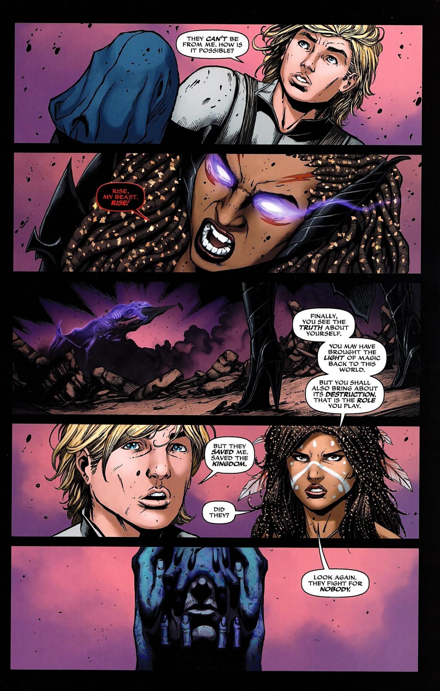 Read online Michael Turner's Soulfire (2011) comic -  Issue #7 - 16