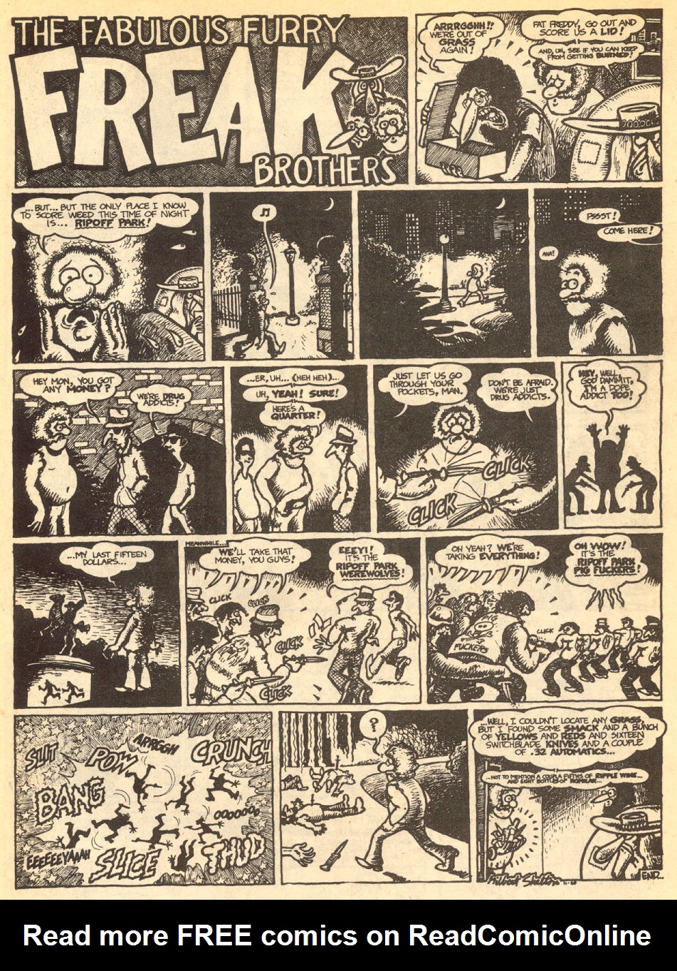Read online The Fabulous Furry Freak Brothers comic -  Issue #1 - 39