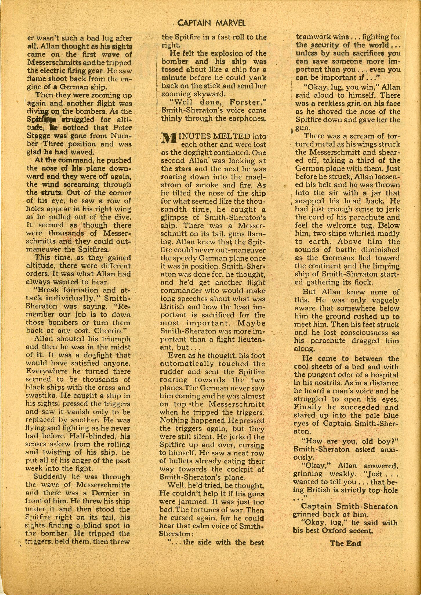 Read online Captain Marvel Adventures comic -  Issue #36 - 40