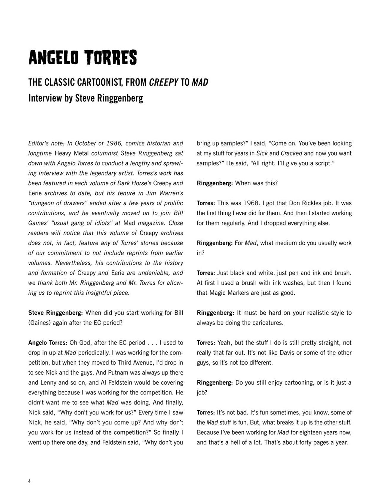 Read online Creepy Archives comic -  Issue # TPB 5 (Part 1) - 5