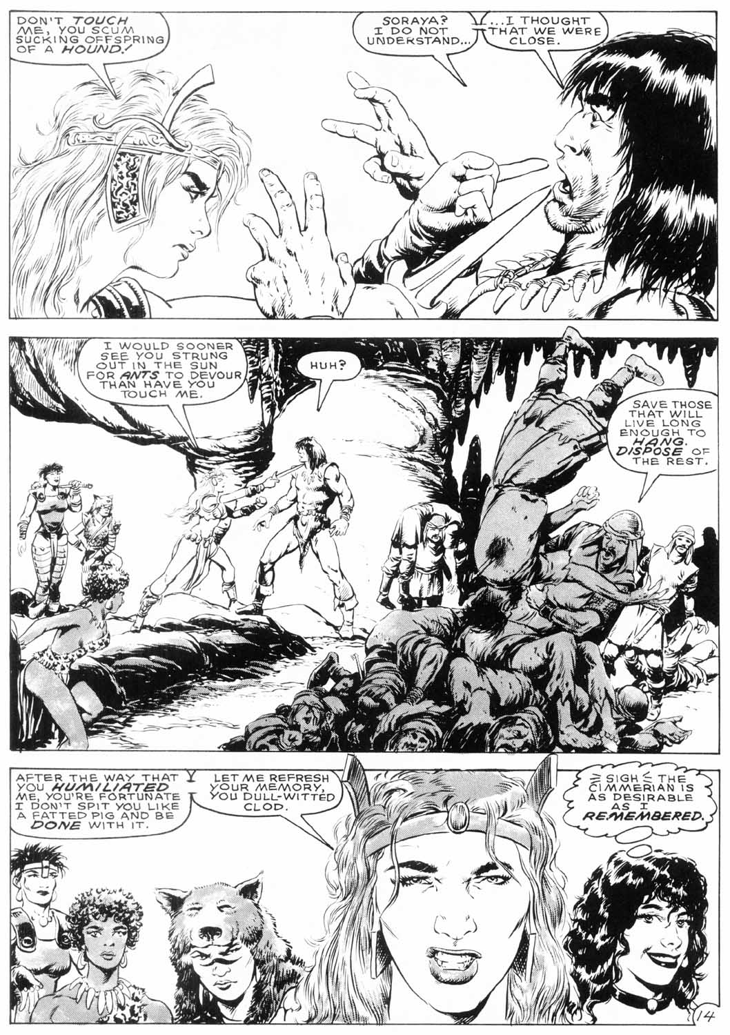 Read online The Savage Sword Of Conan comic -  Issue #154 - 17