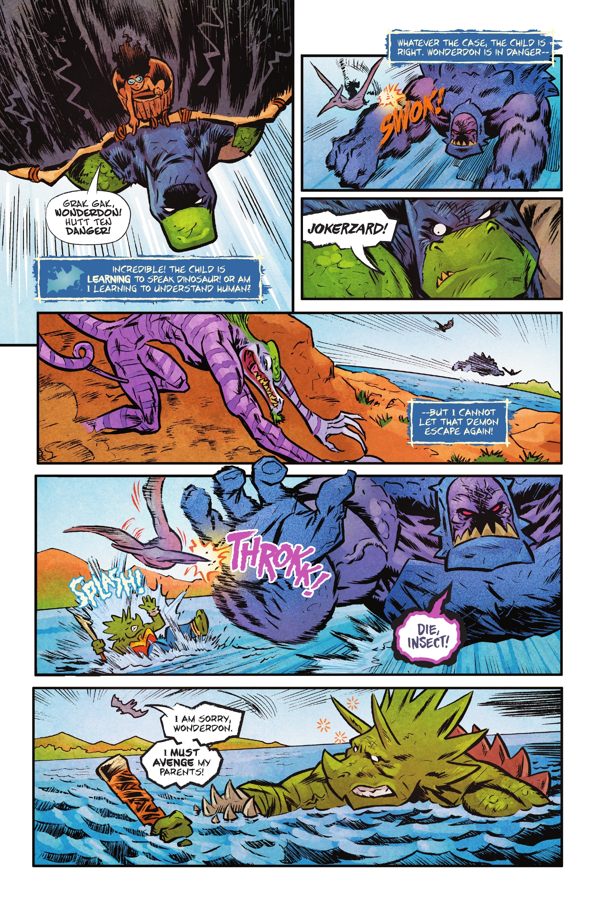 Read online The Jurassic League comic -  Issue #5 - 5
