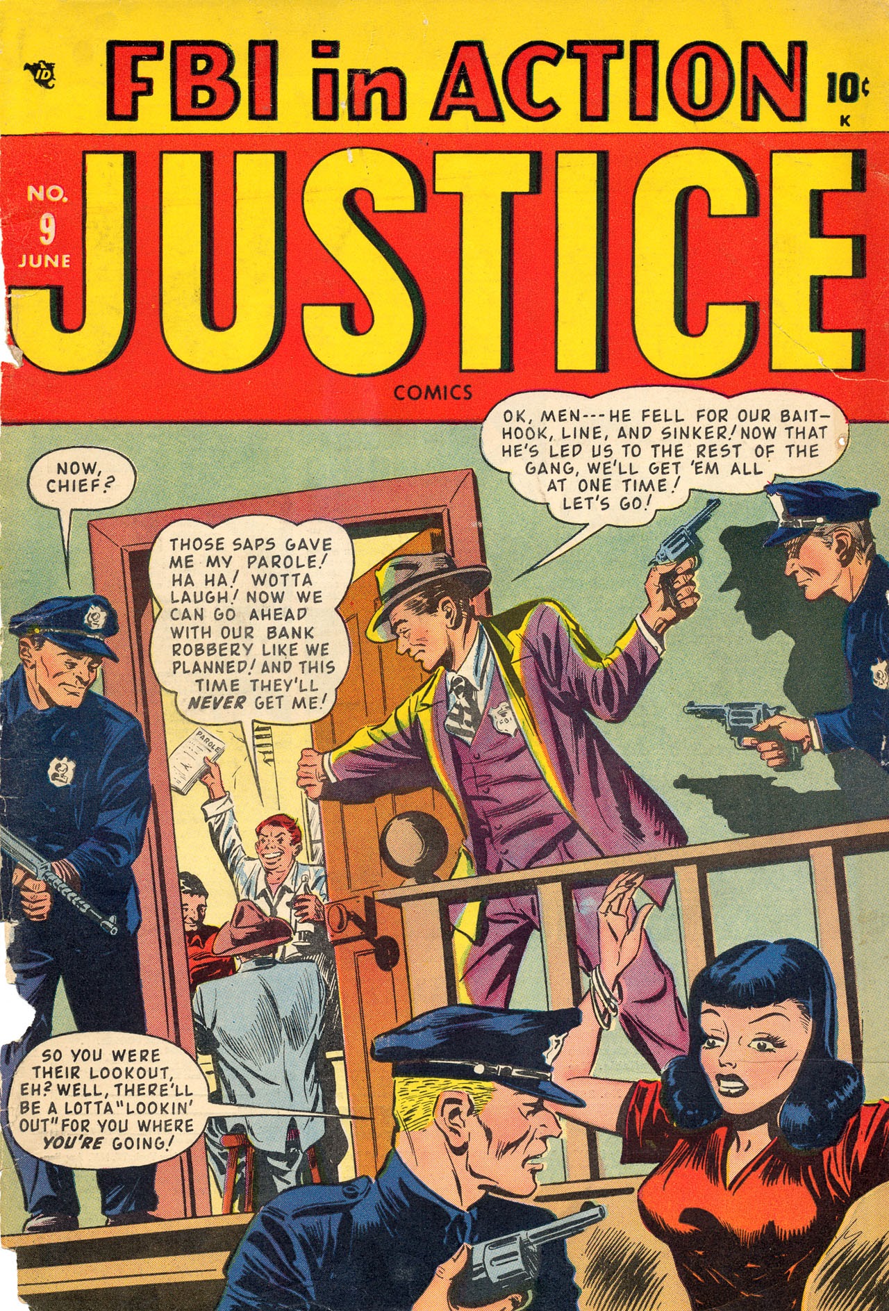 Read online Justice Comics (1947) comic -  Issue #3 - 1