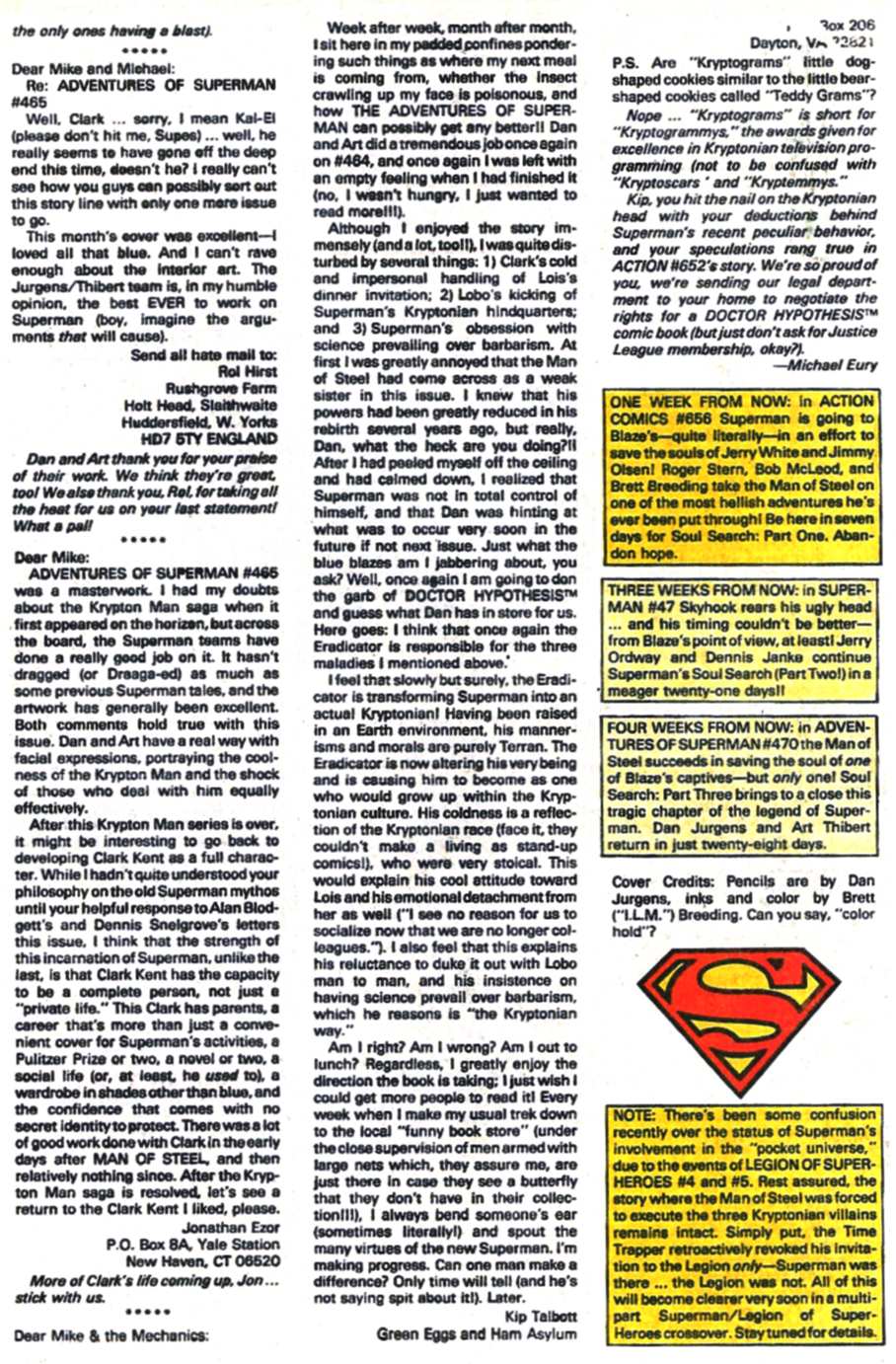 Read online Adventures of Superman (1987) comic -  Issue #469 - 25